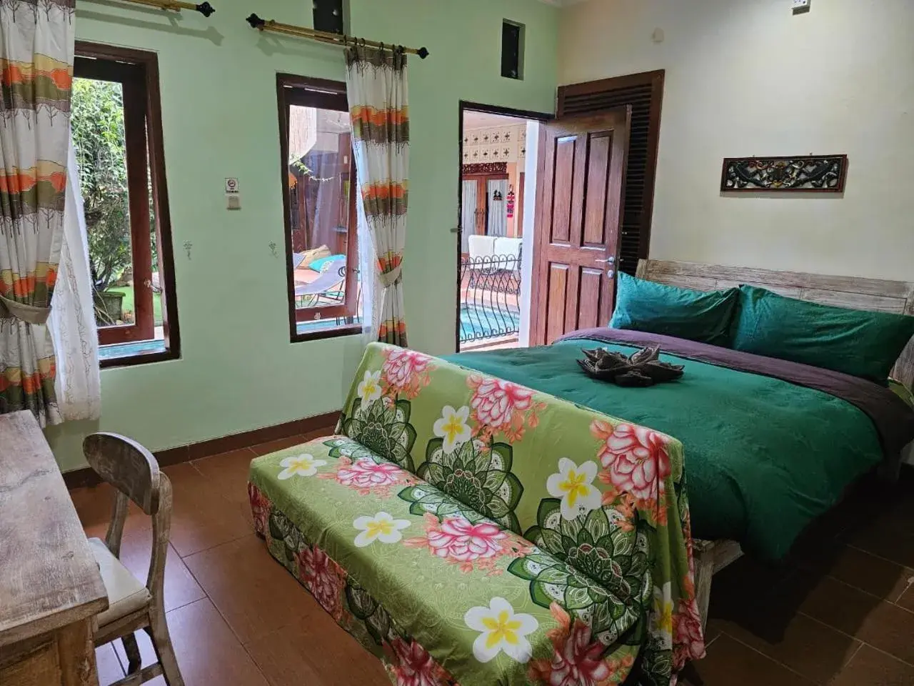 Queen Room with Pool View in GWK View Boutique Hotel and Residence Queen Room with Pool View in GWK View Boutique Hotel and Residence