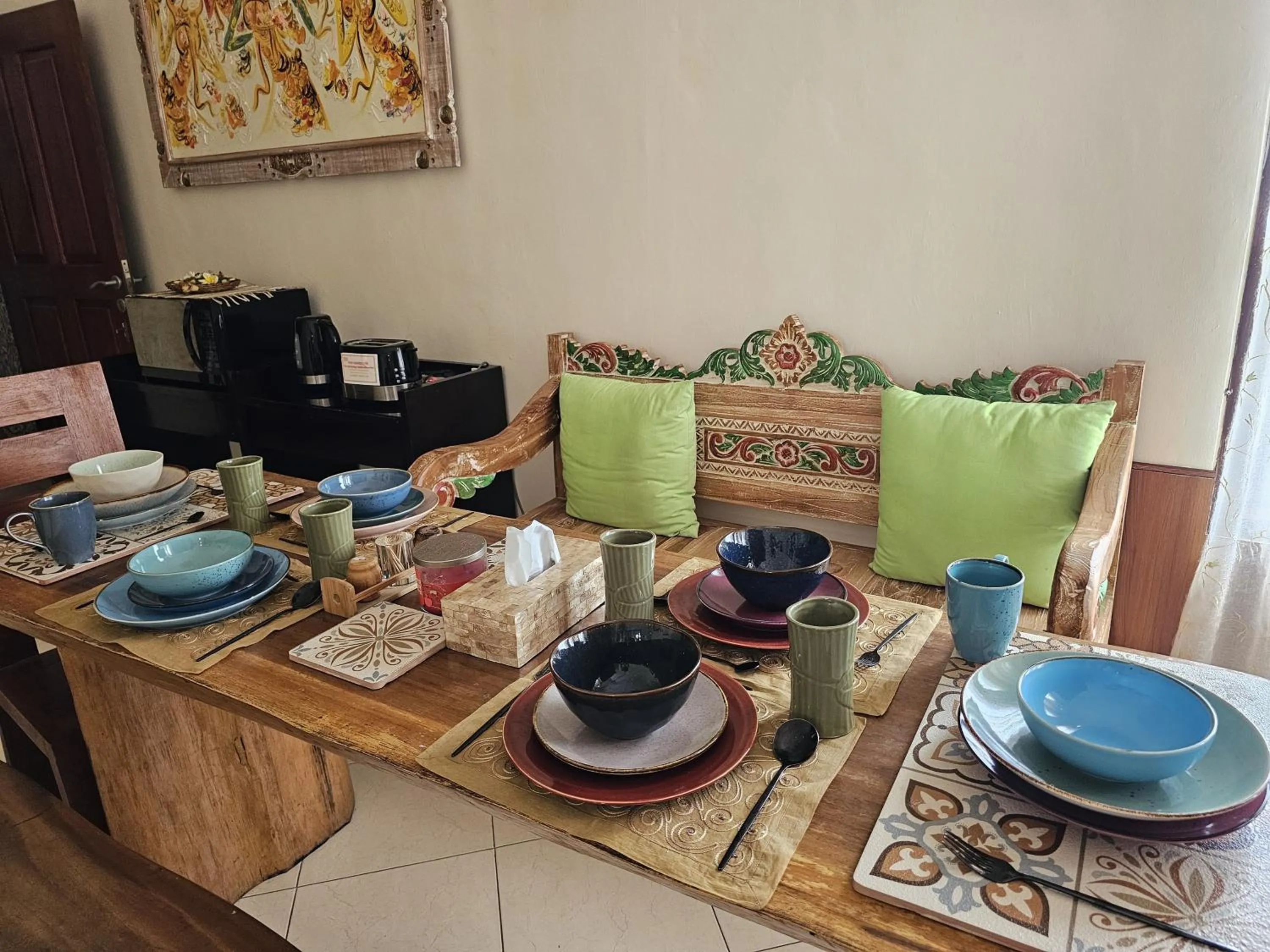 Dining area in GWK View Boutique Hotel and Residence