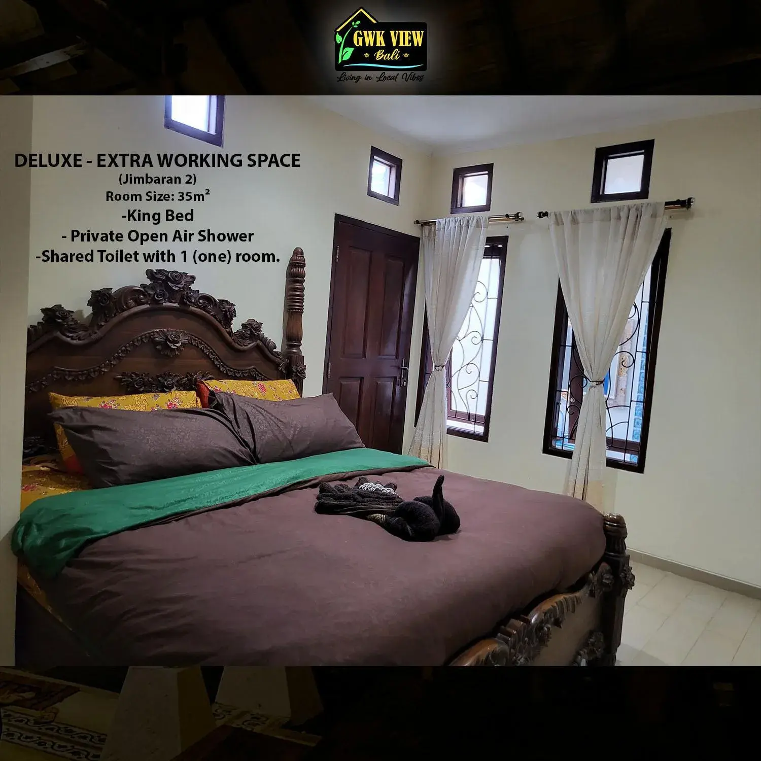 Deluxe King Room in GWK View Boutique Hotel and Residence Deluxe King Room in GWK View Boutique Hotel and Residence