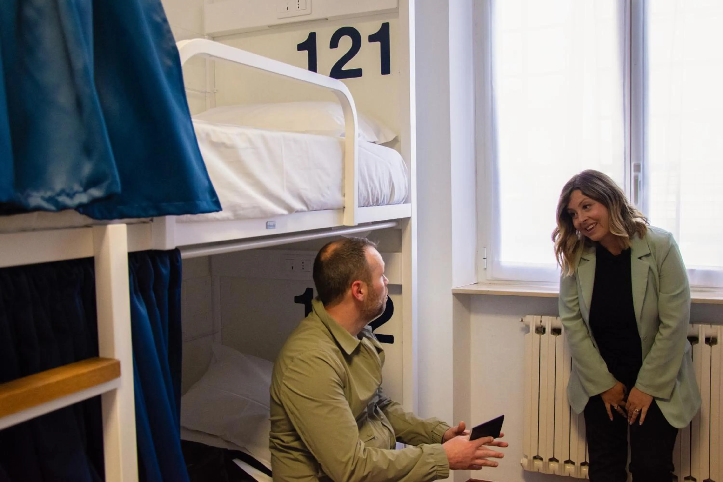 People in Bovisa Urban Garden