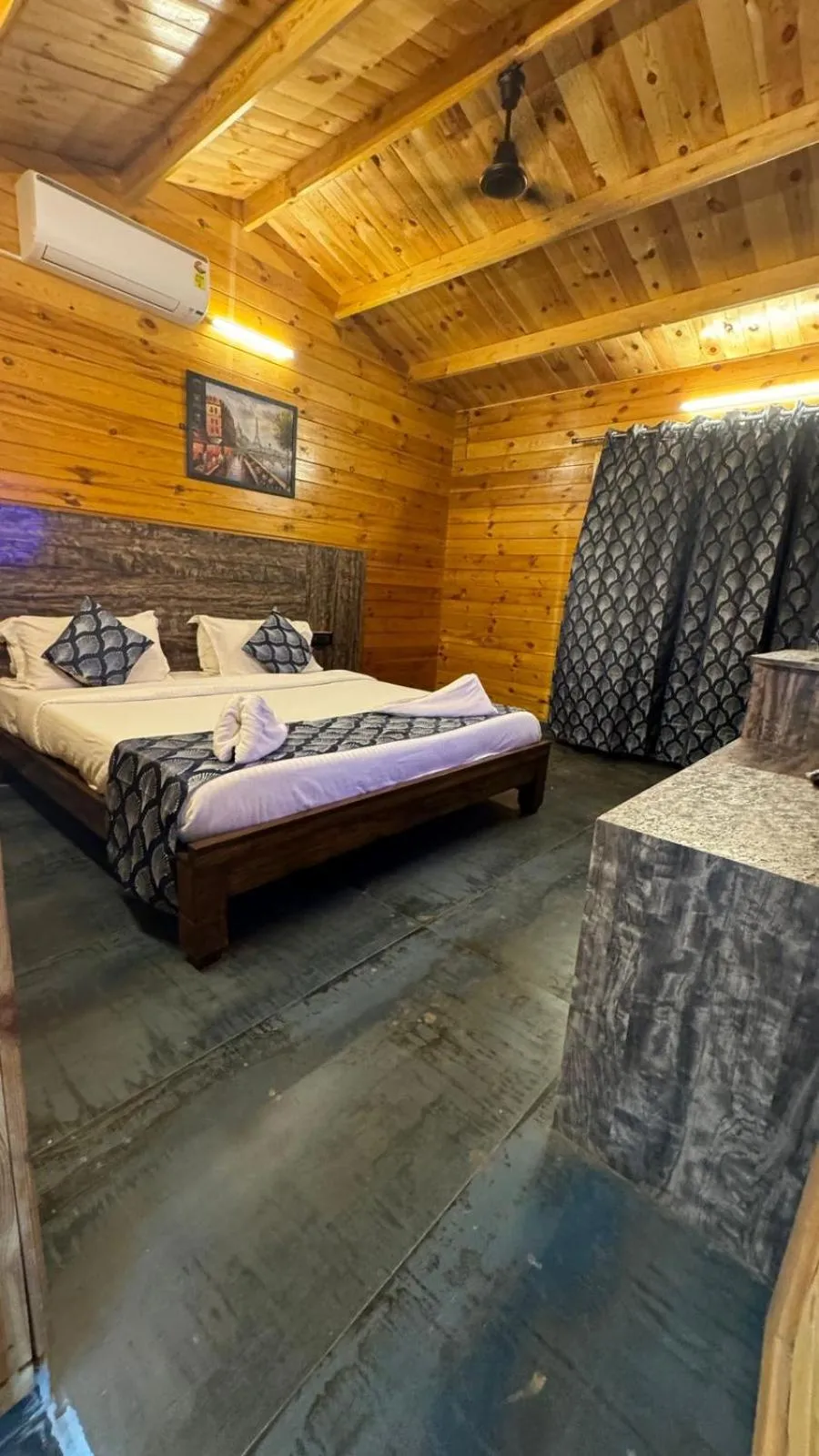 Bed in OZIBA BEACH RESORT