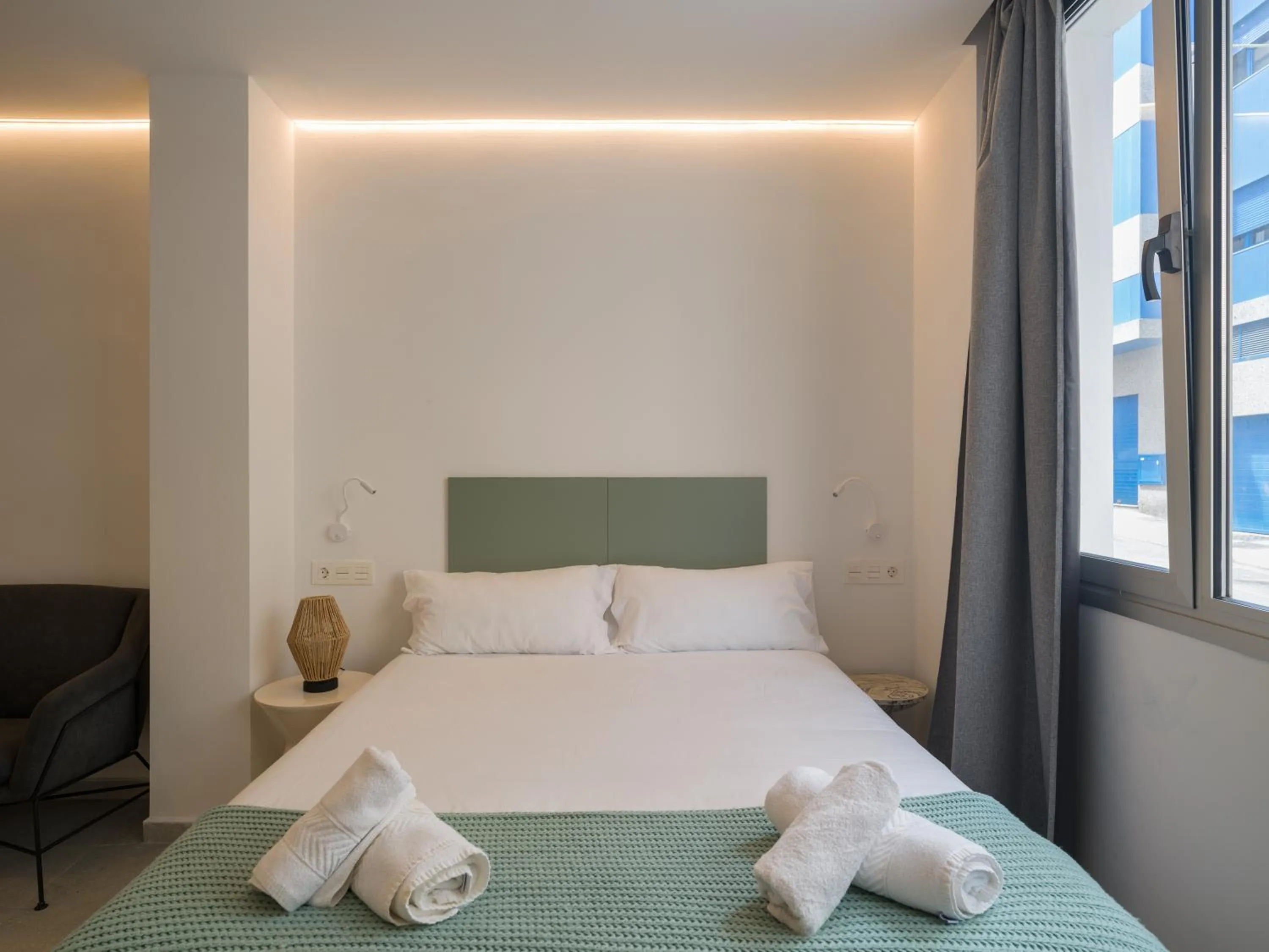 Bed in Shabolo Apartments Las Palmas