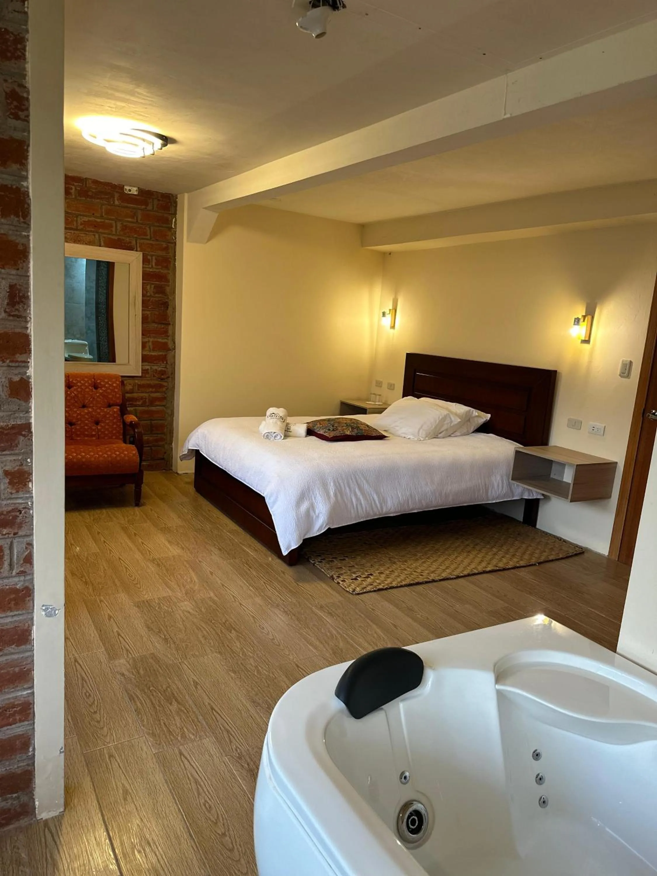 Bed in Spa Hotel Etelvina