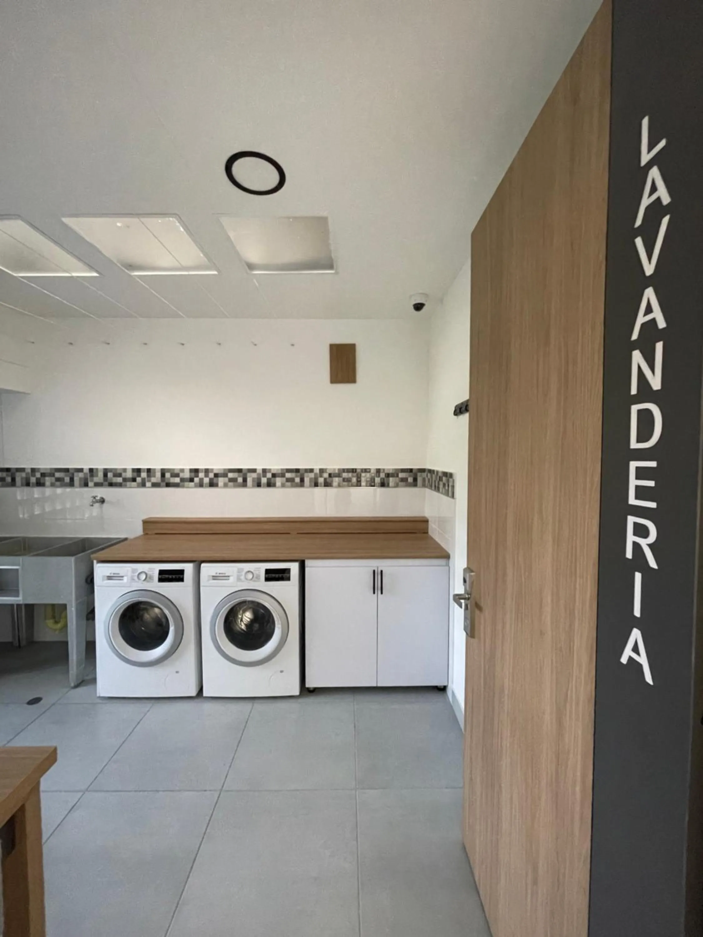 washing machine in Hotel Casa Kreenty