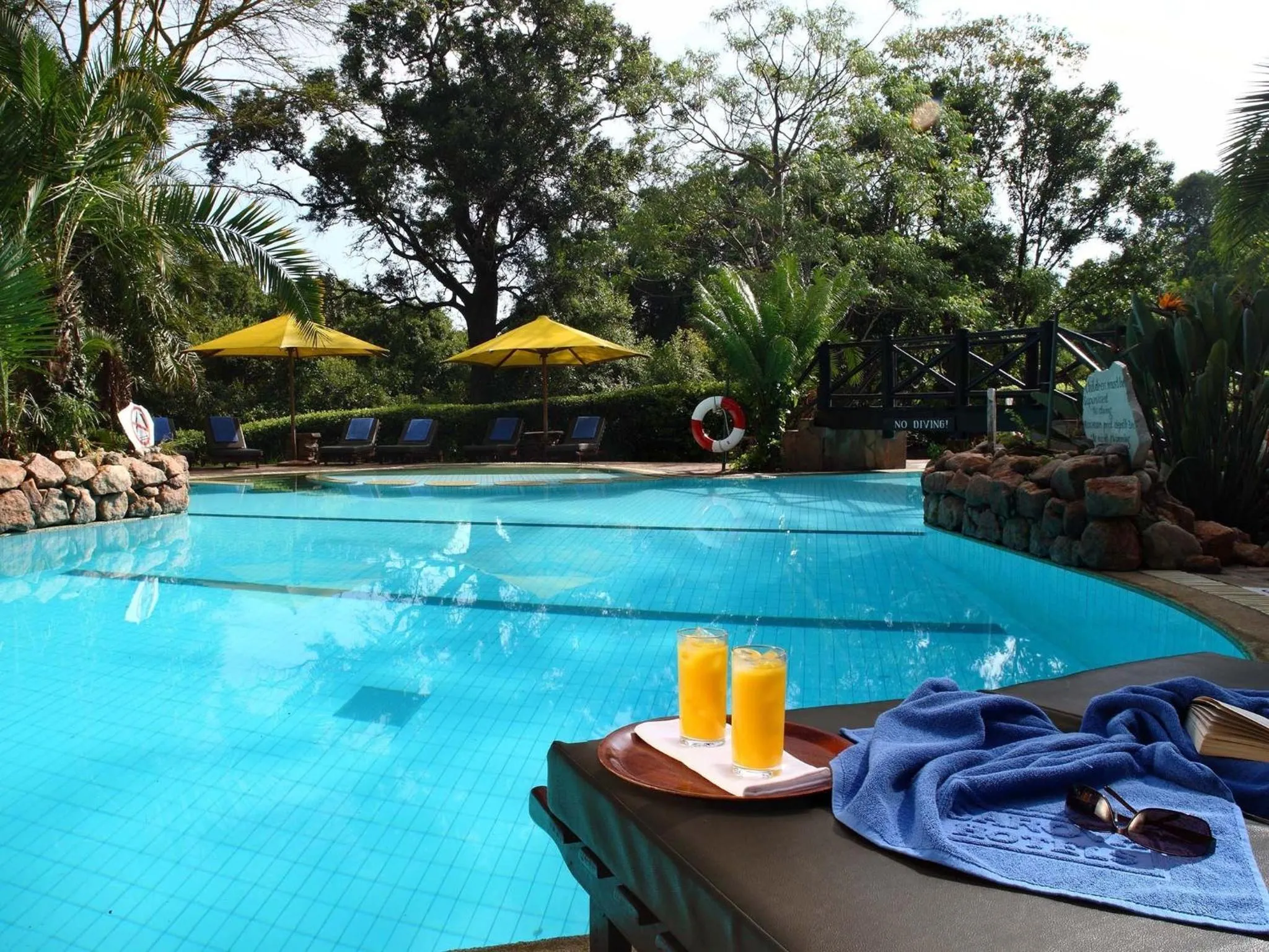 Swimming pool in Sarova Mara Game Camp