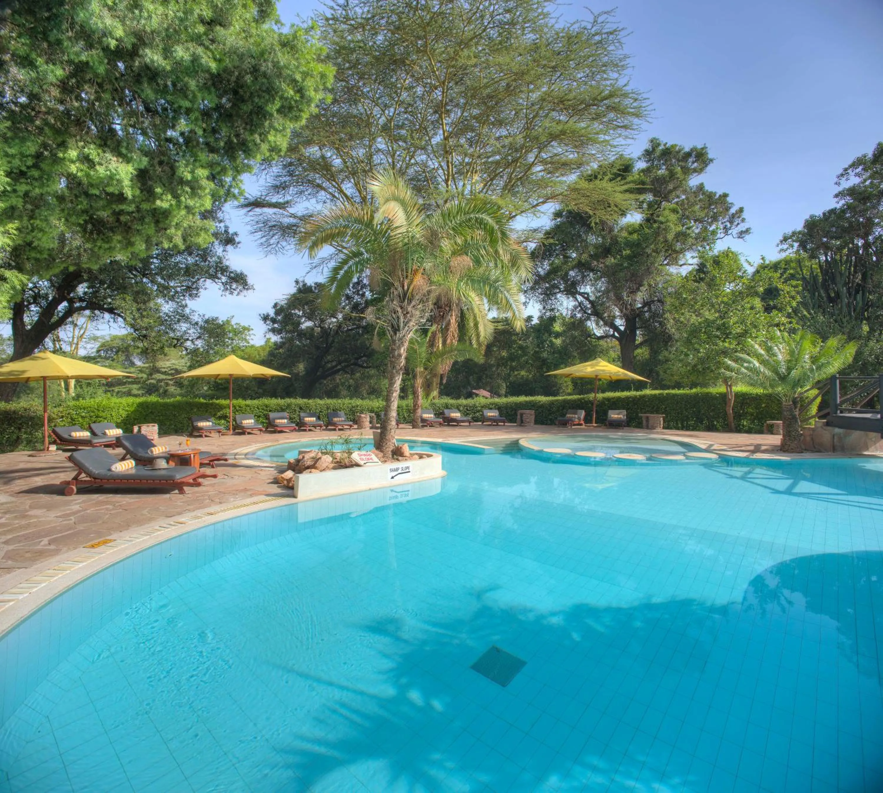 Swimming pool in Sarova Mara Game Camp