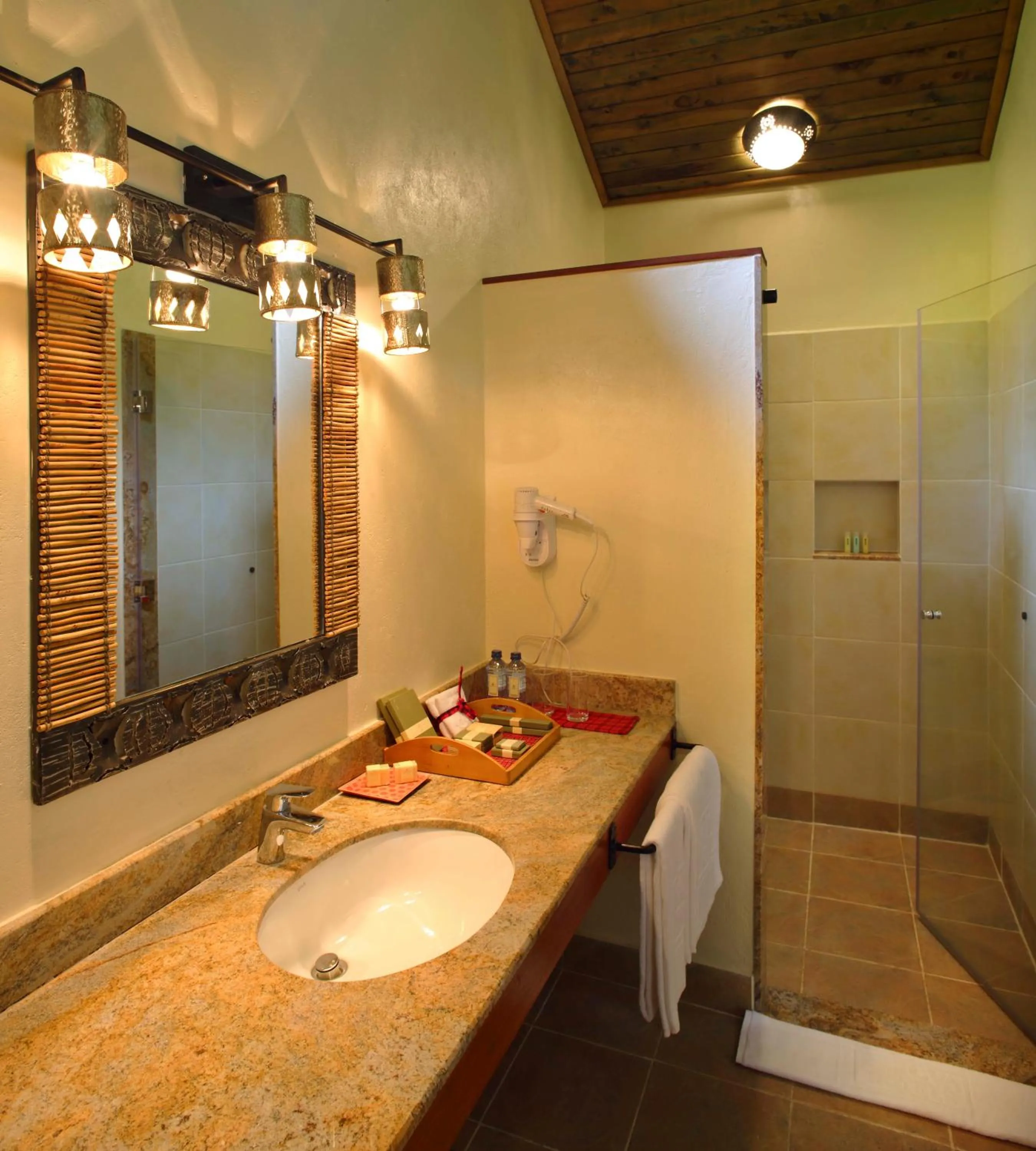 Shower in Sarova Mara Game Camp