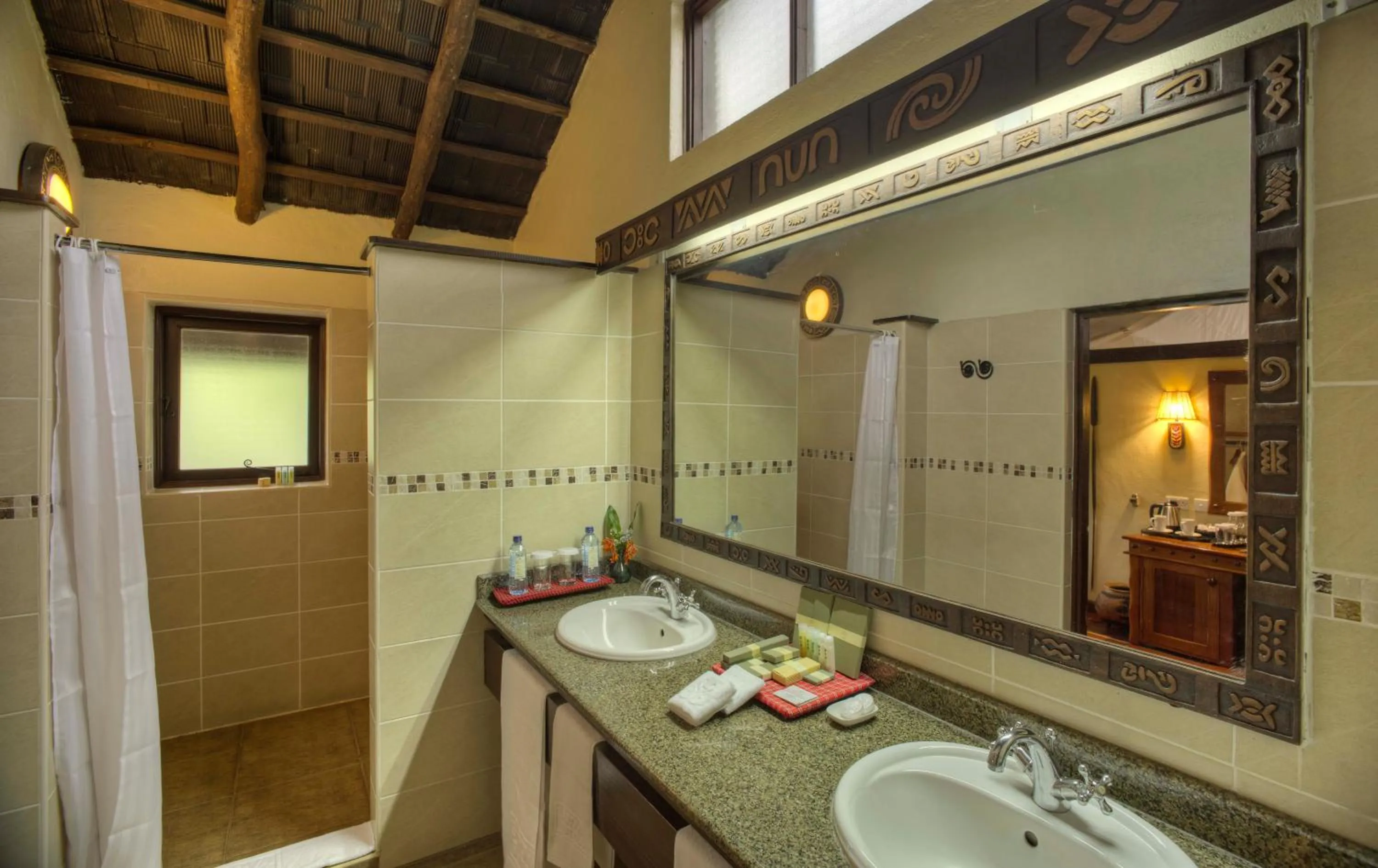 Shower in Sarova Mara Game Camp