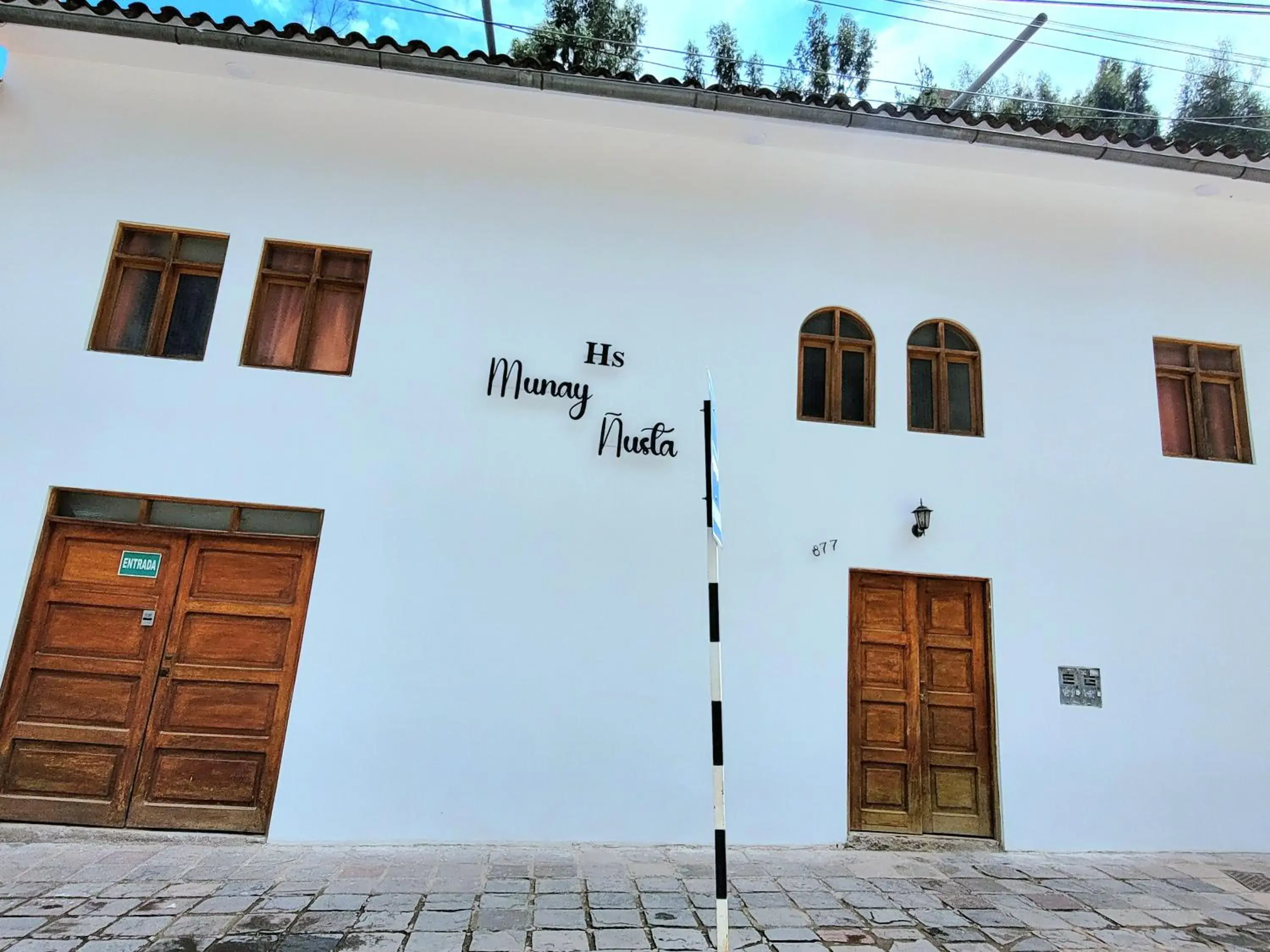 Facade/entrance in Munay Ñusta Cusco Facade/entrance in Munay Ñusta Cusco