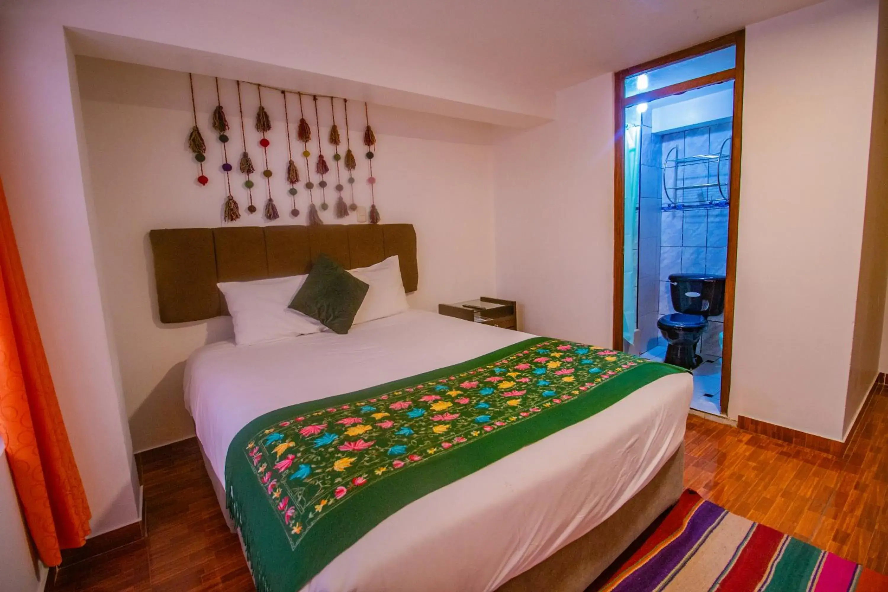 Bed in Munay Ñusta Cusco Bed in Munay Ñusta Cusco