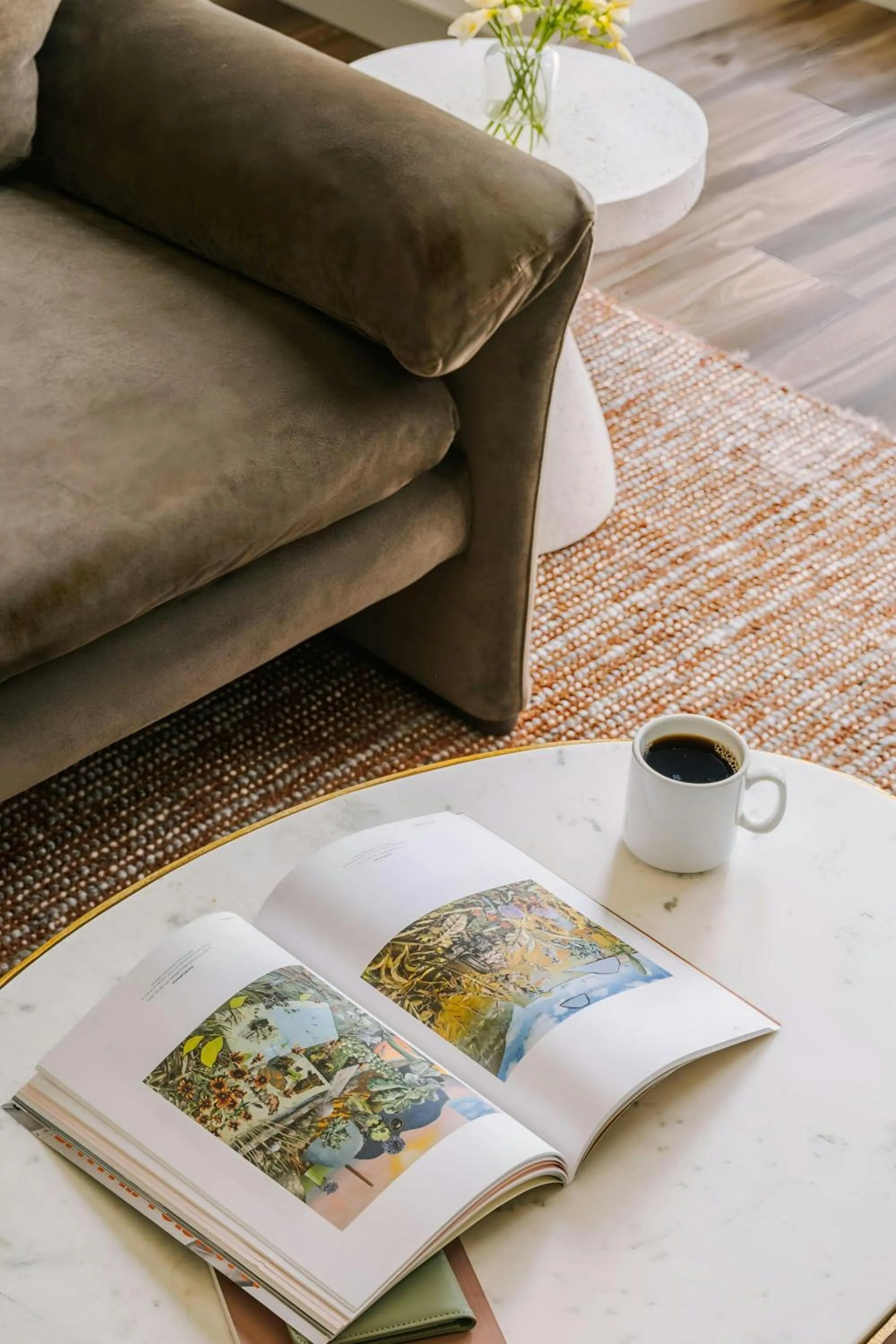 Living room in Sonder Skyline Apartments LoHi