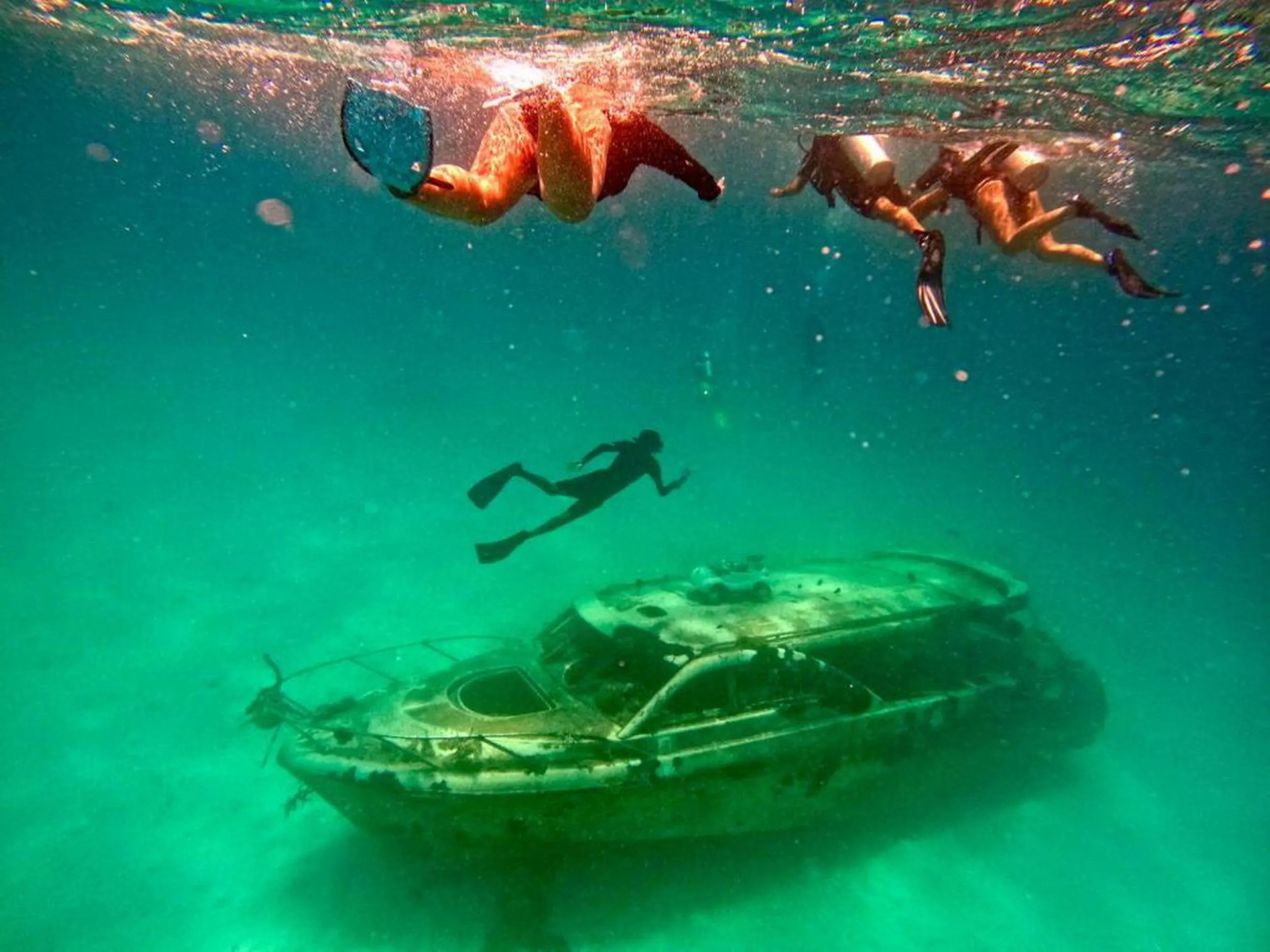 People in Adroit Beach Inn