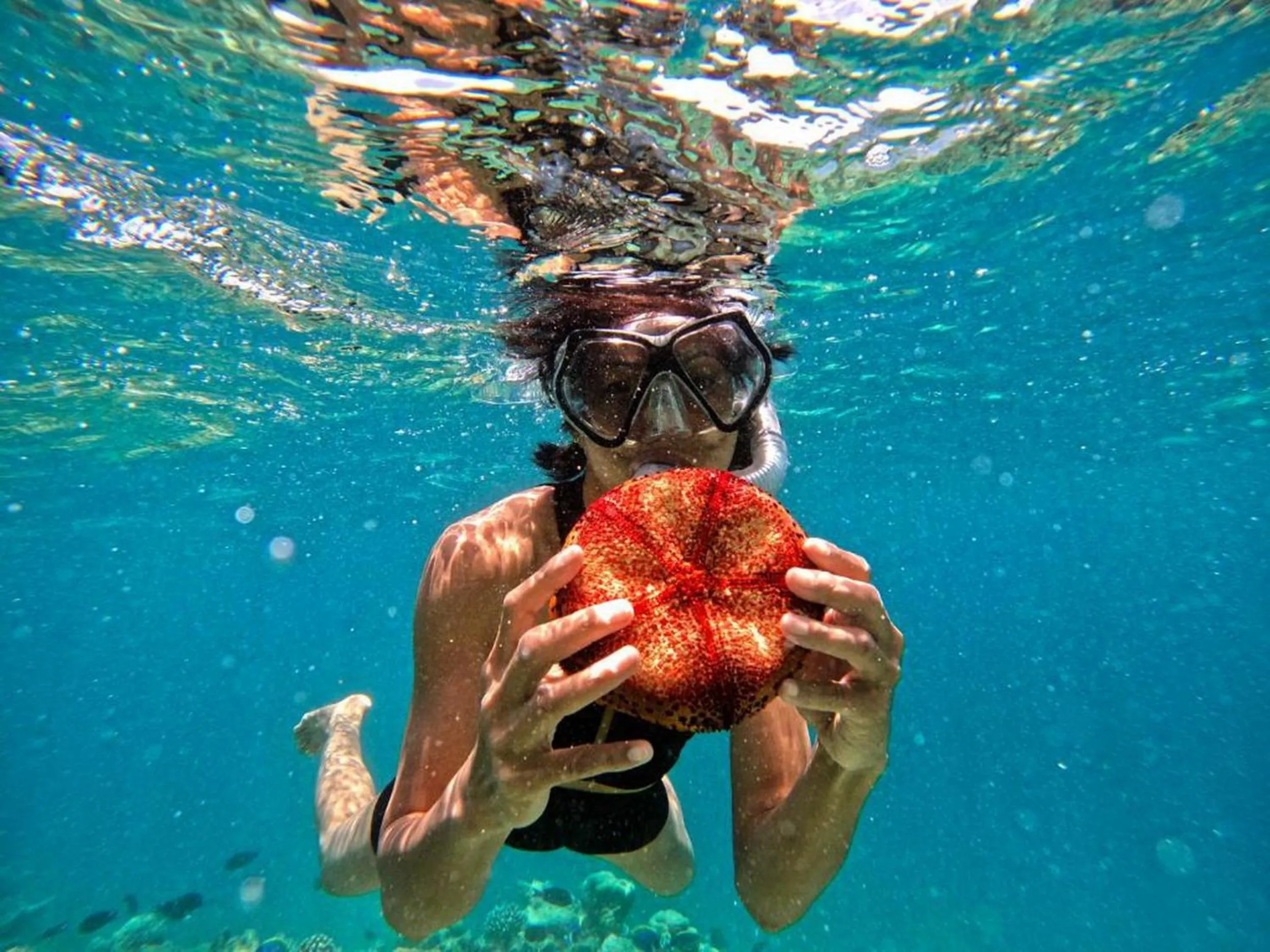 People in Adroit Beach Inn