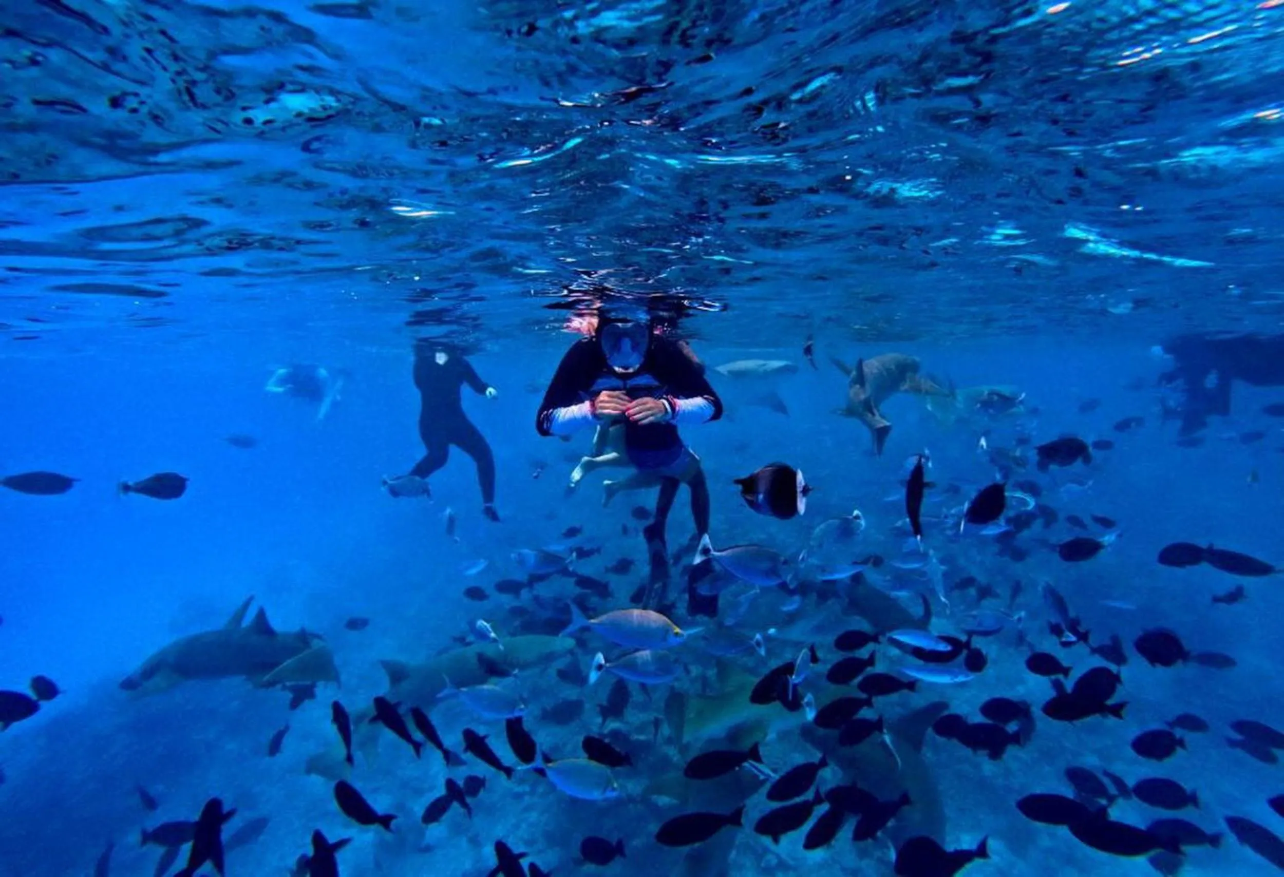 People in Adroit Beach Inn