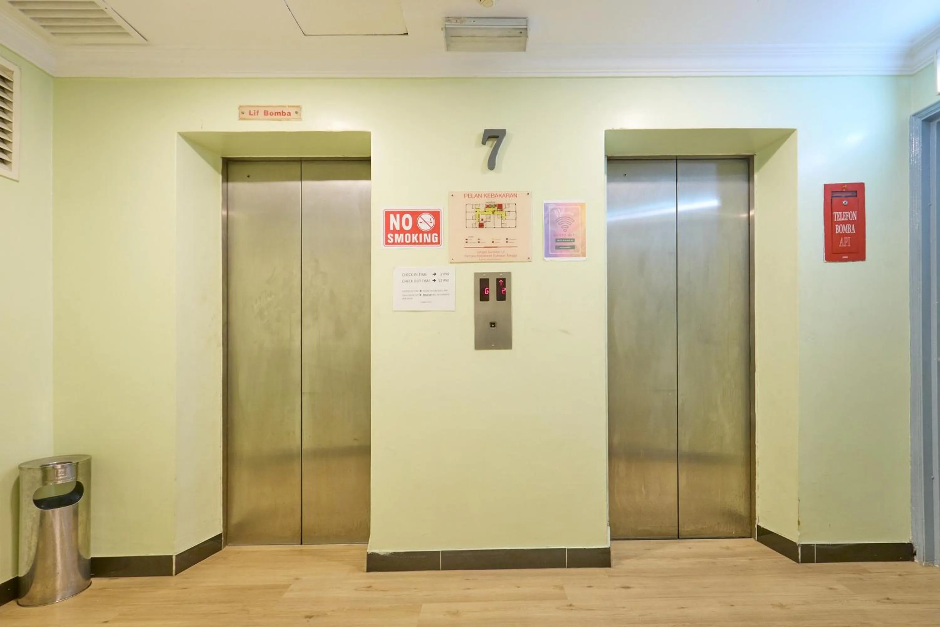 elevator in Hotel Bintang Kuala Lumpur