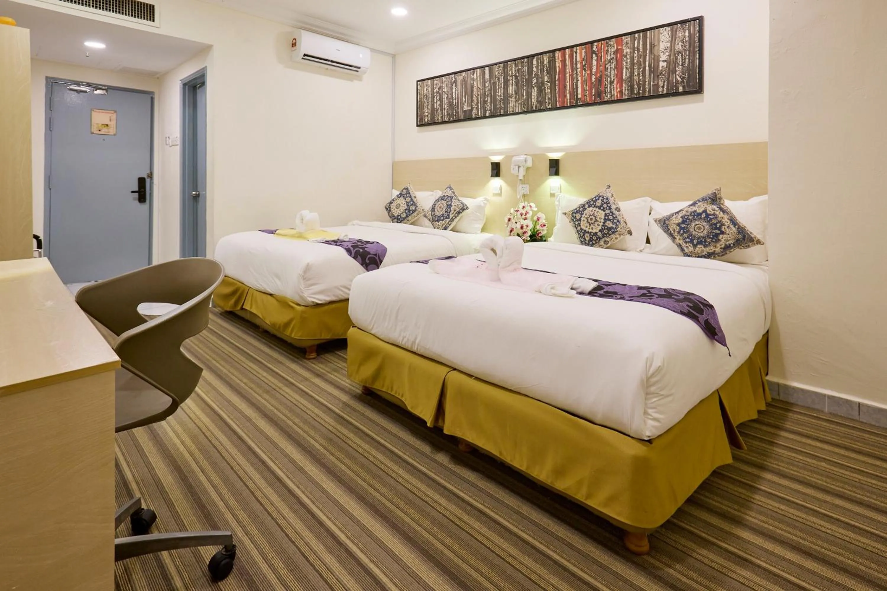 Bed in Hotel Bintang Kuala Lumpur