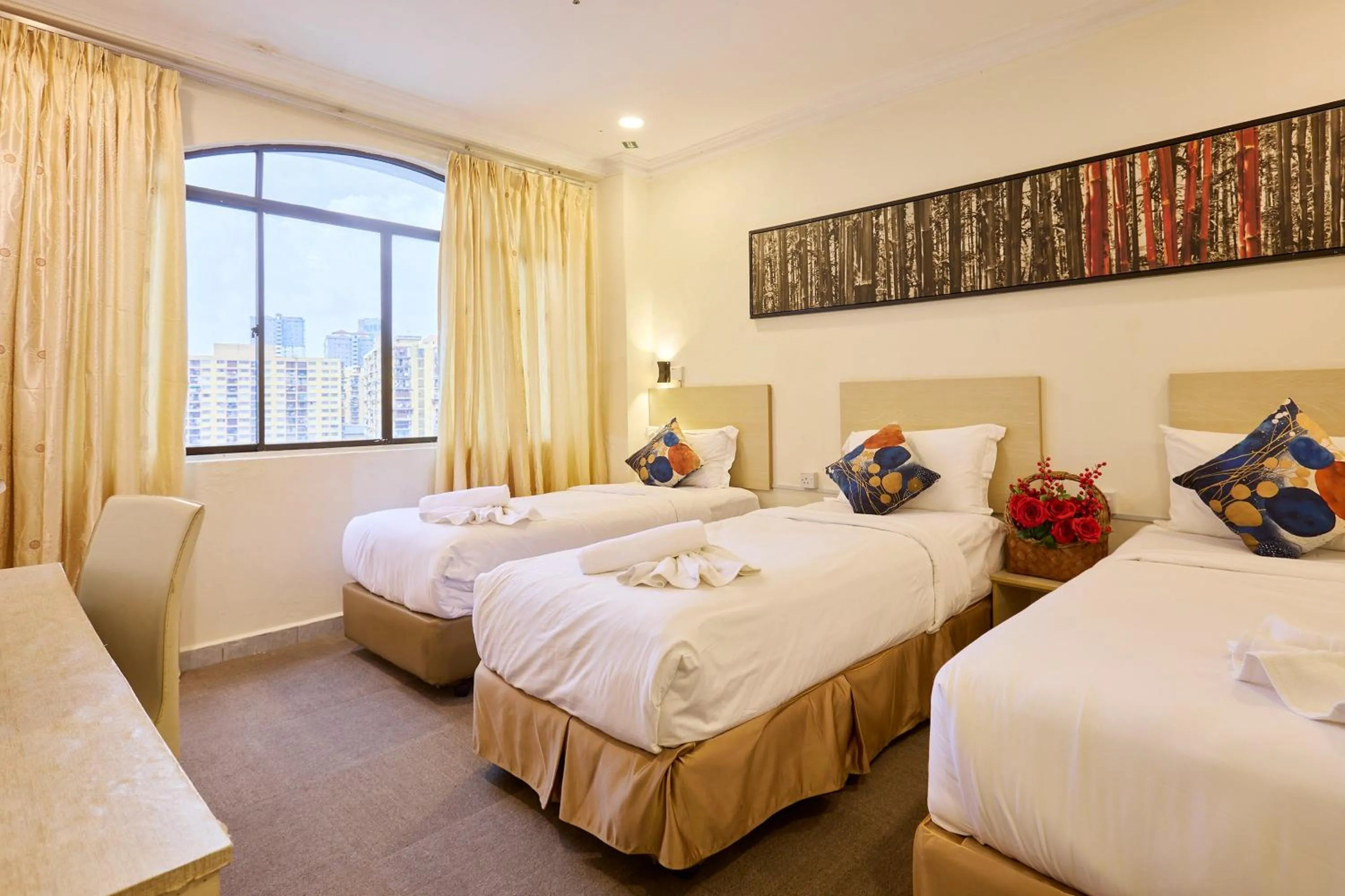 Bed in Hotel Bintang Kuala Lumpur