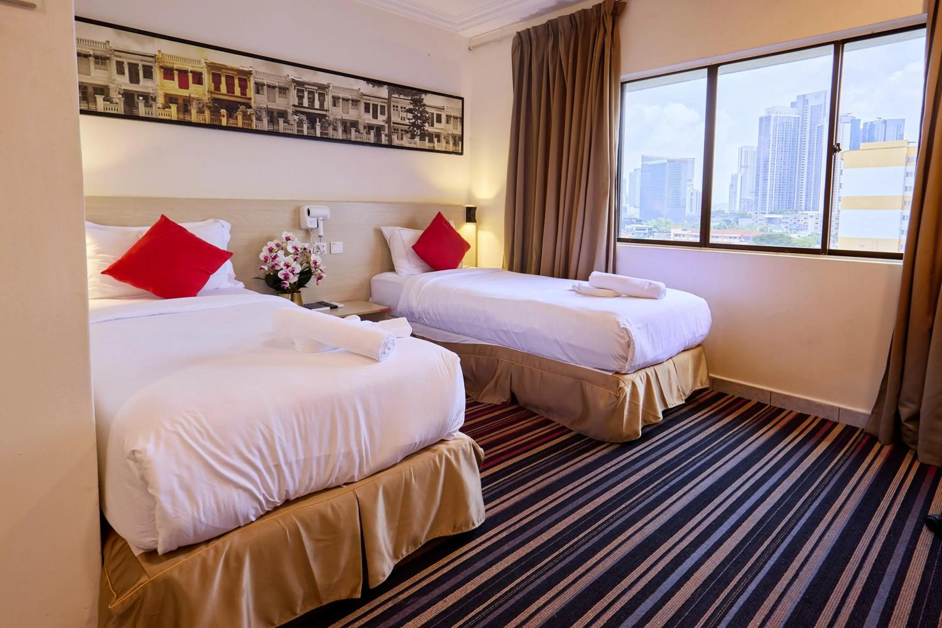 Bedroom in Hotel Bintang Kuala Lumpur