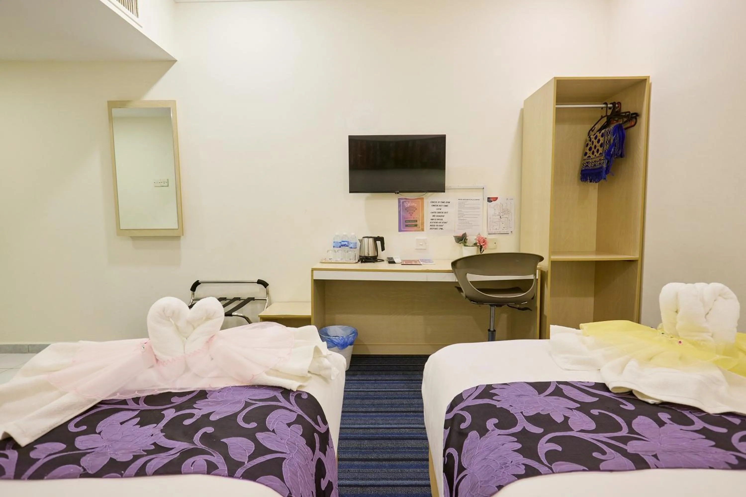 Bedroom in Hotel Bintang Kuala Lumpur