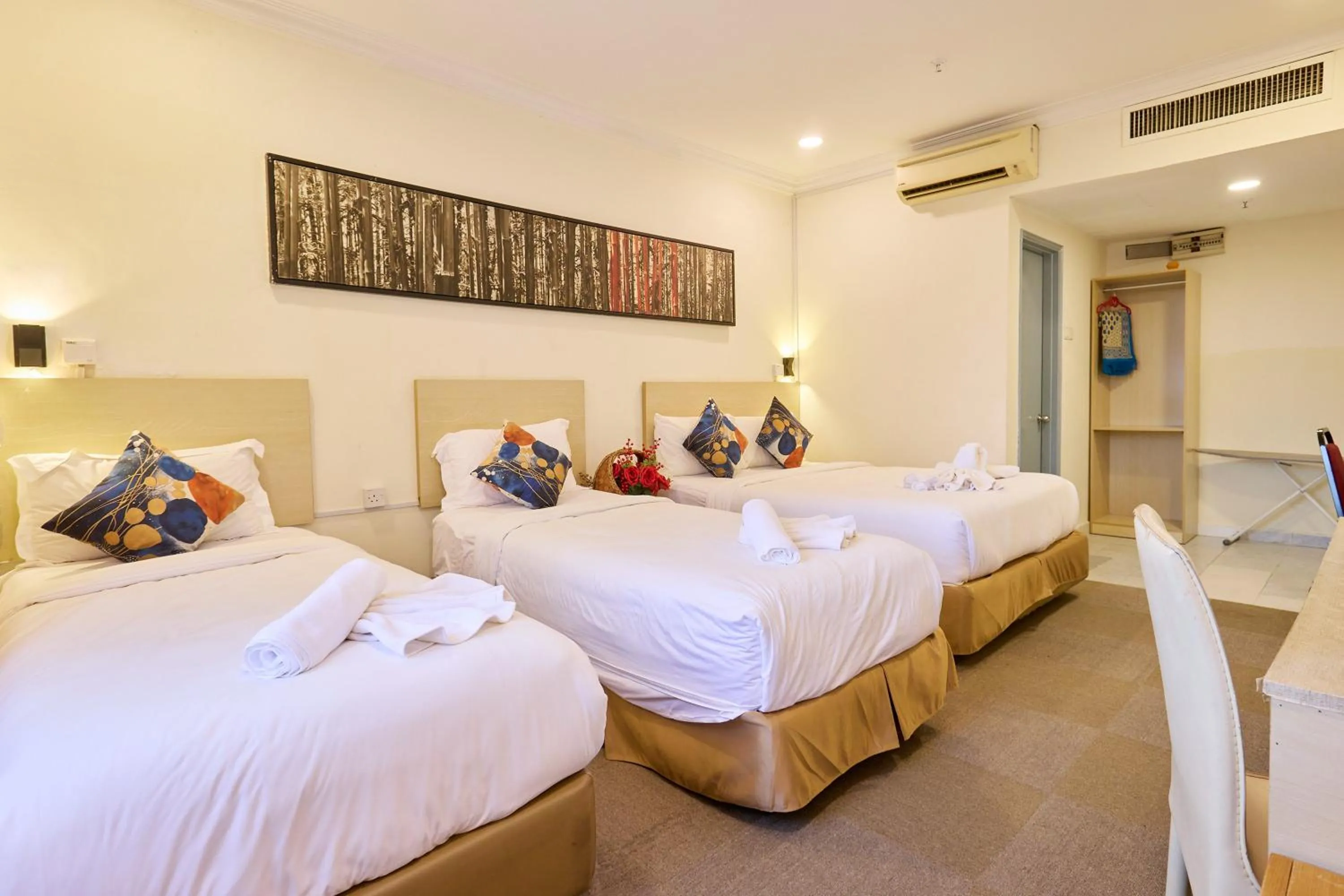 Bed in Hotel Bintang Kuala Lumpur