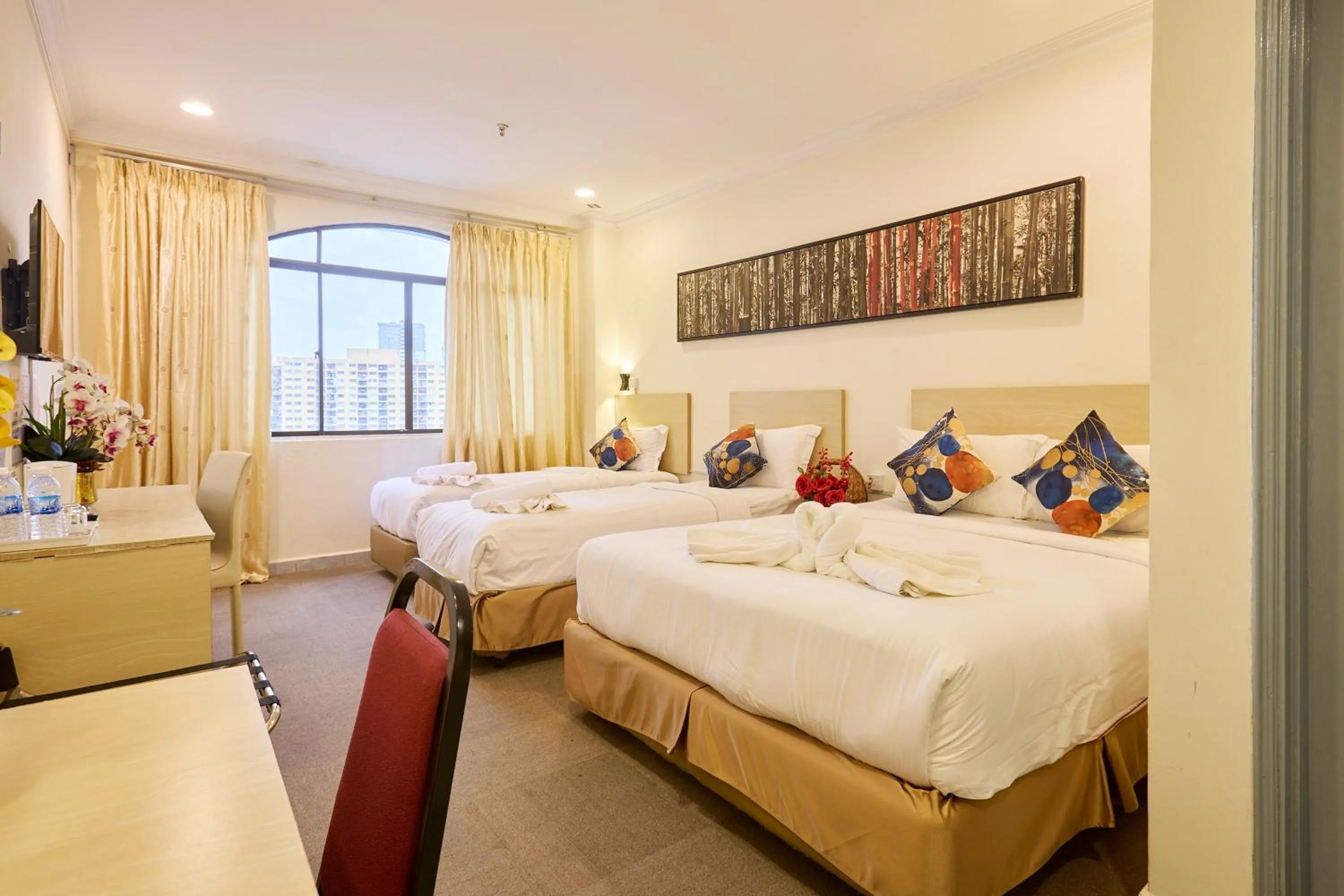 Bed in Hotel Bintang Kuala Lumpur
