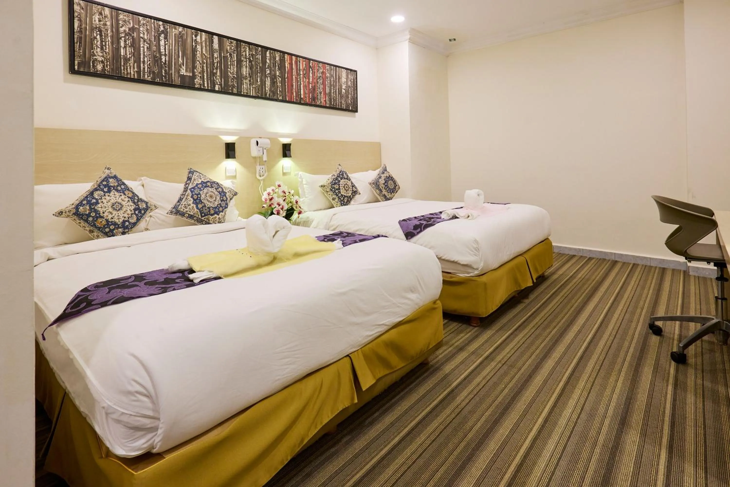 Bedroom in Hotel Bintang Kuala Lumpur