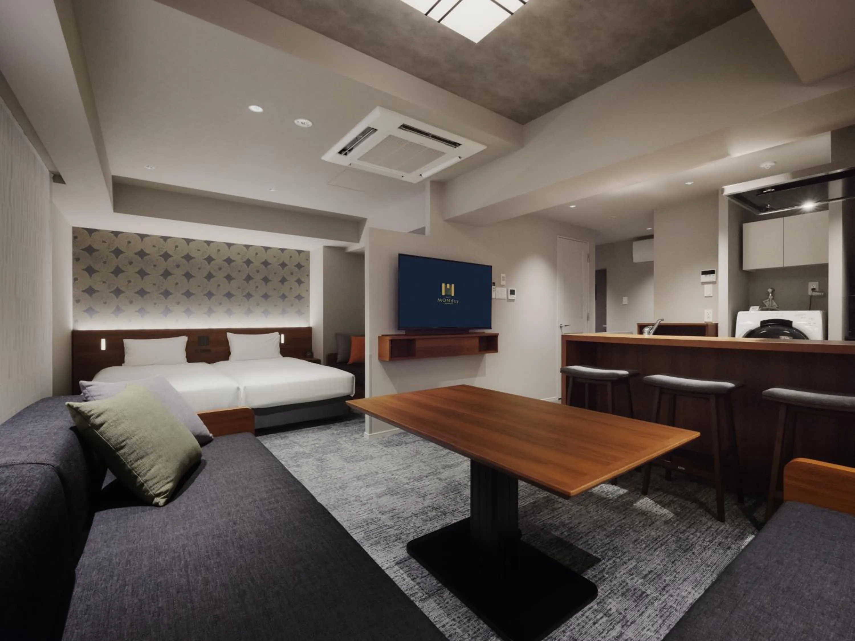 Bed in MONday Apart Premium Asakusa