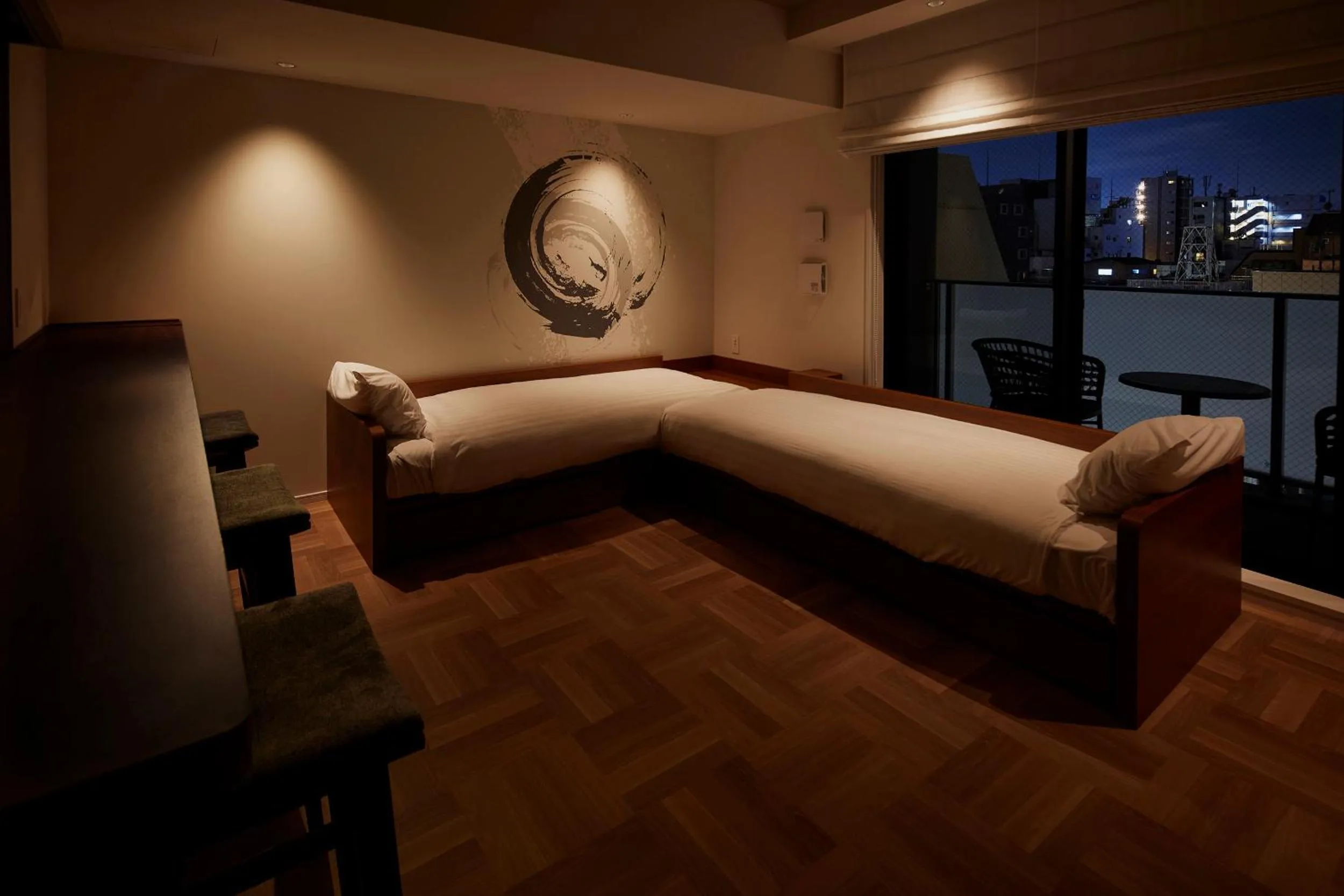 Bed in MONday Apart Premium Asakusa