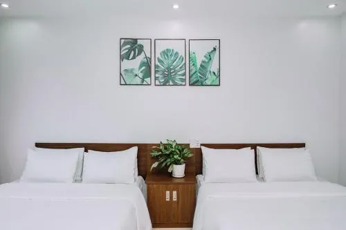 Bed in Cat Ba Friendly Hotel