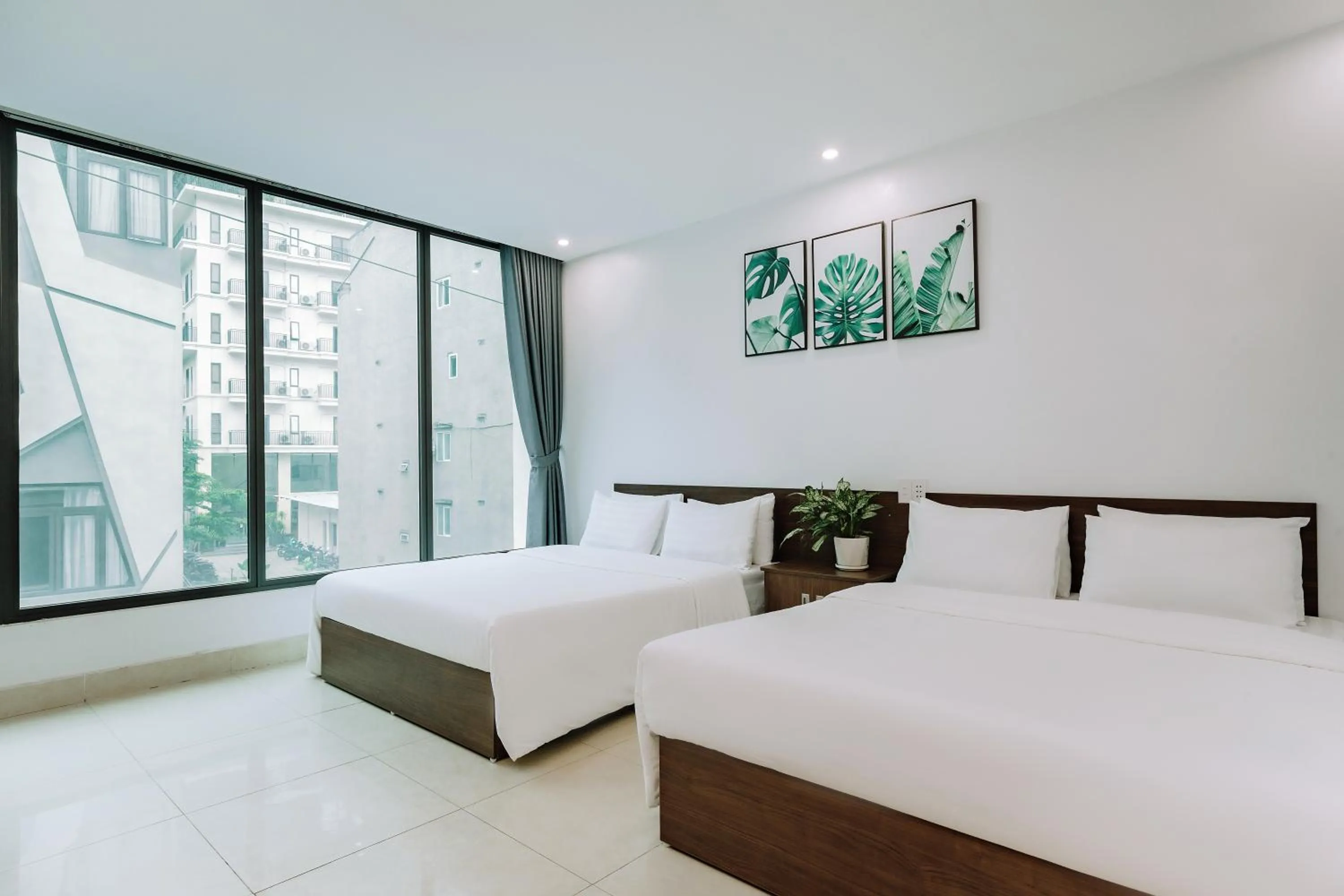 Bed in Cat Ba Friendly Hotel