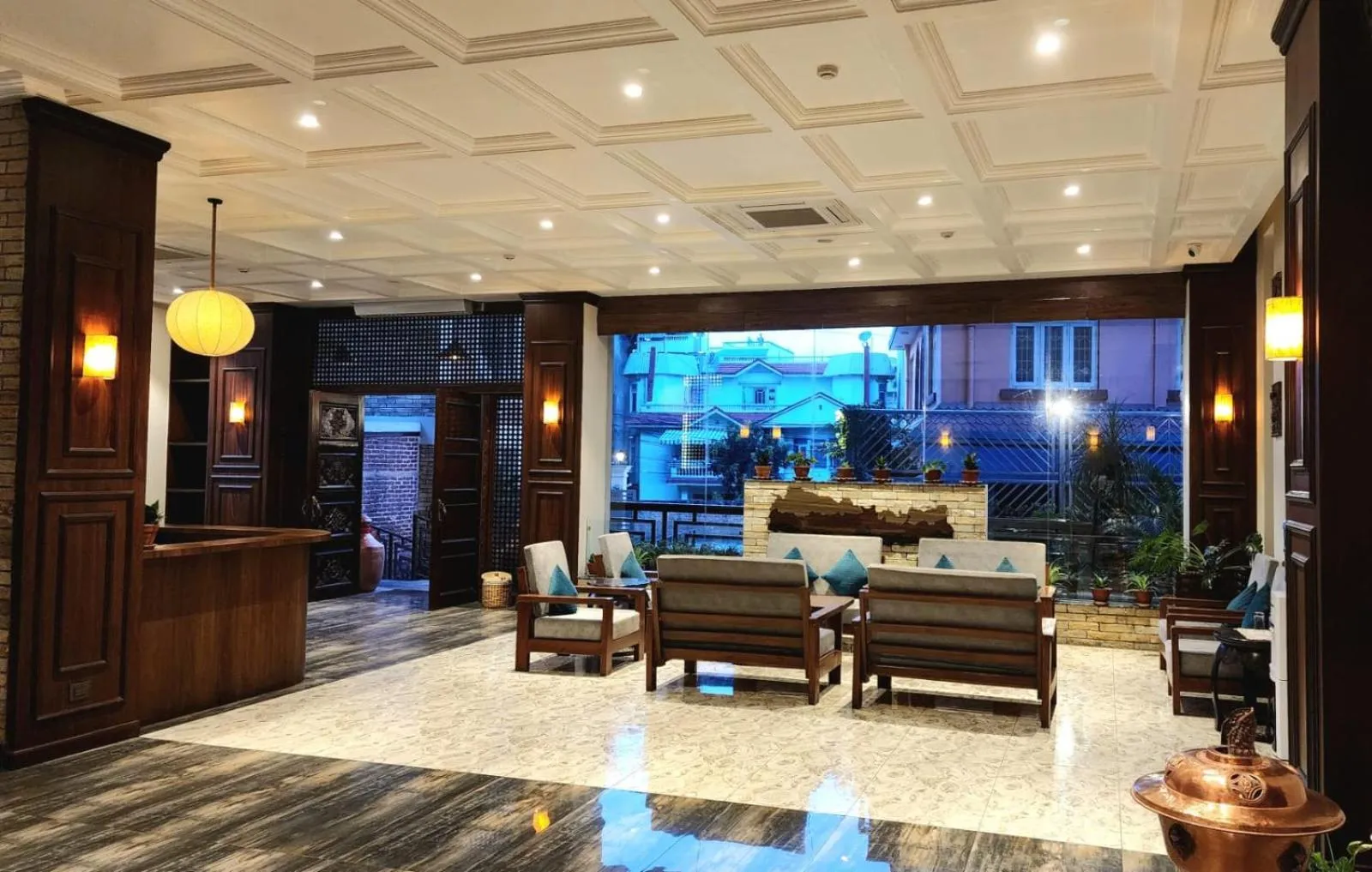 Lobby or reception in Dees Boutique Hotel