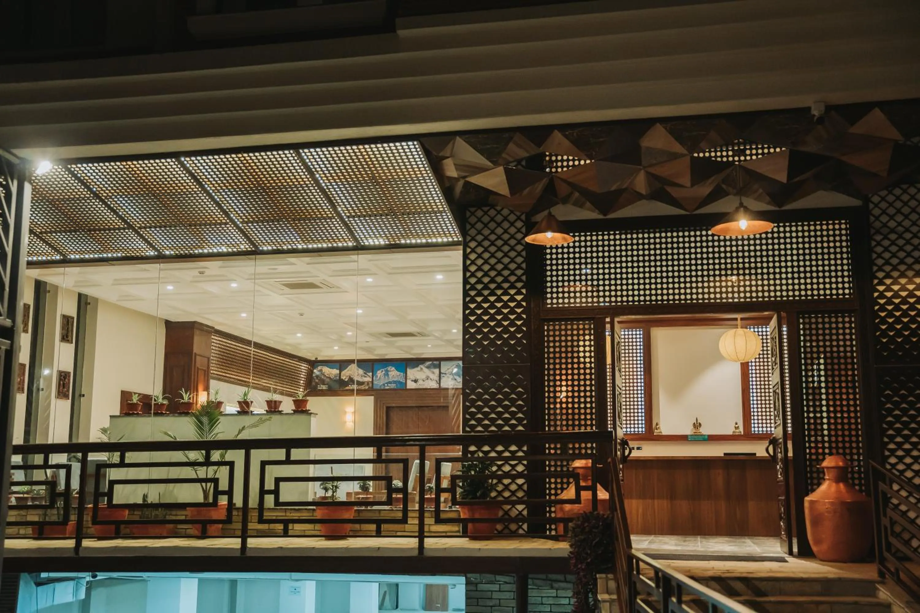 Pool view in Dees Boutique Hotel