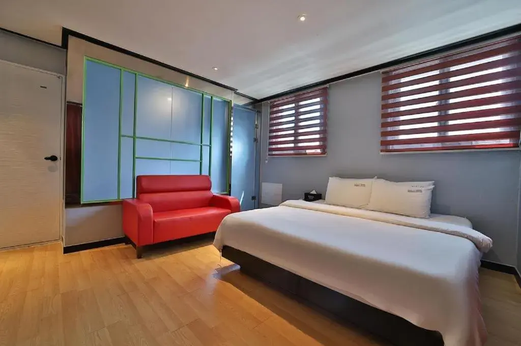 Bed in Hermes Hotel Bed in Hermes Hotel