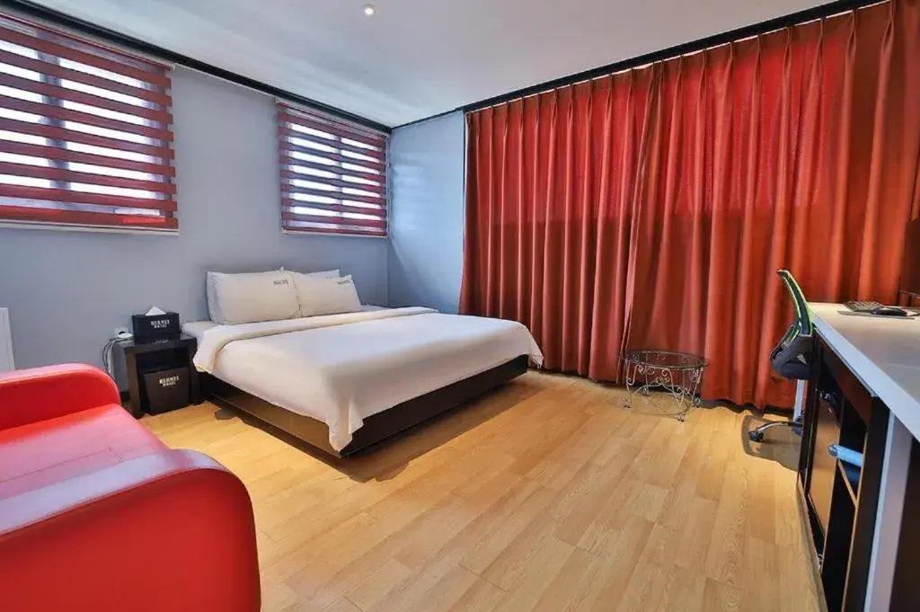 Bed in Hermes Hotel Bed in Hermes Hotel