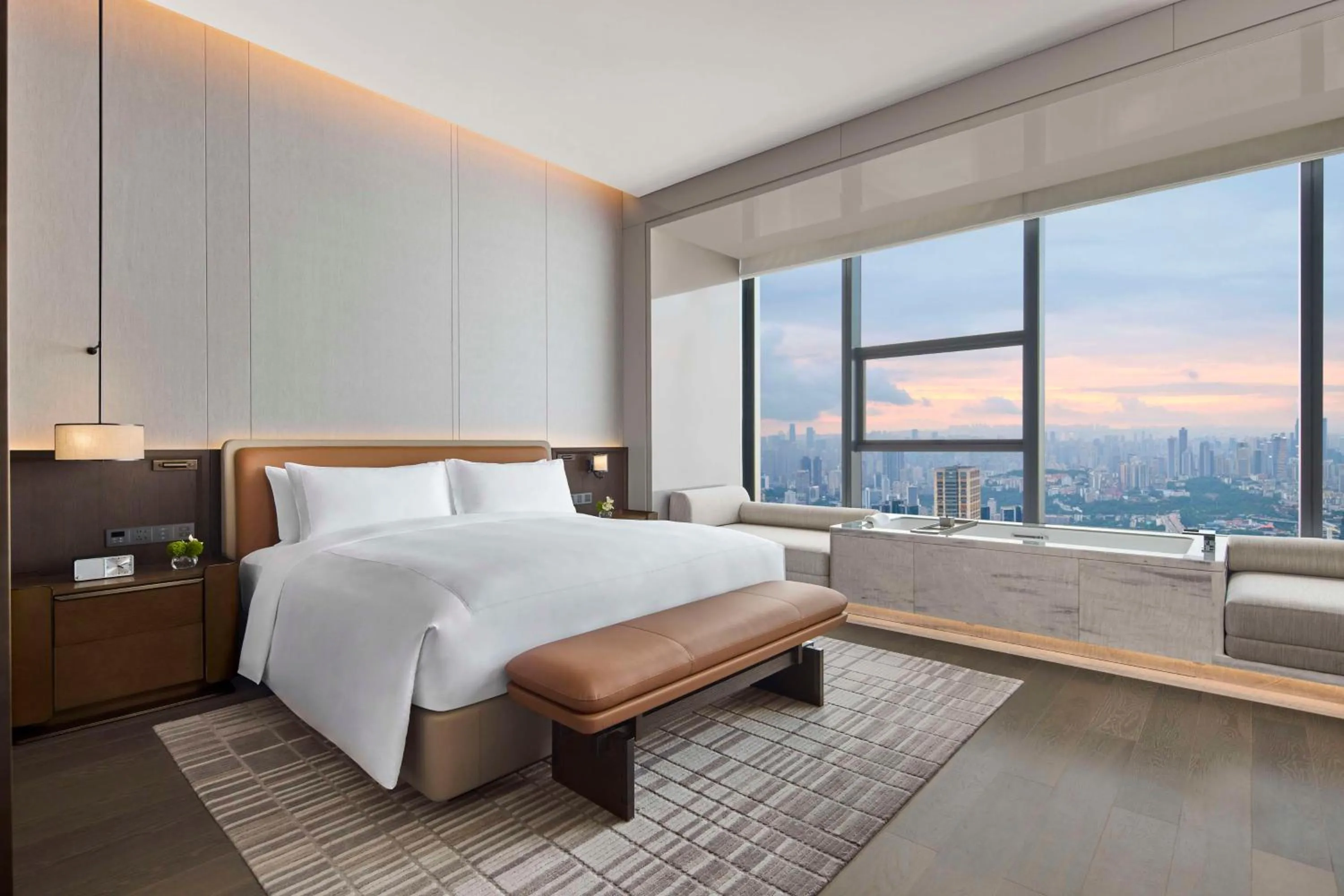 Bed in Conrad Chongqing - Indulge in the magical 8D city landscape