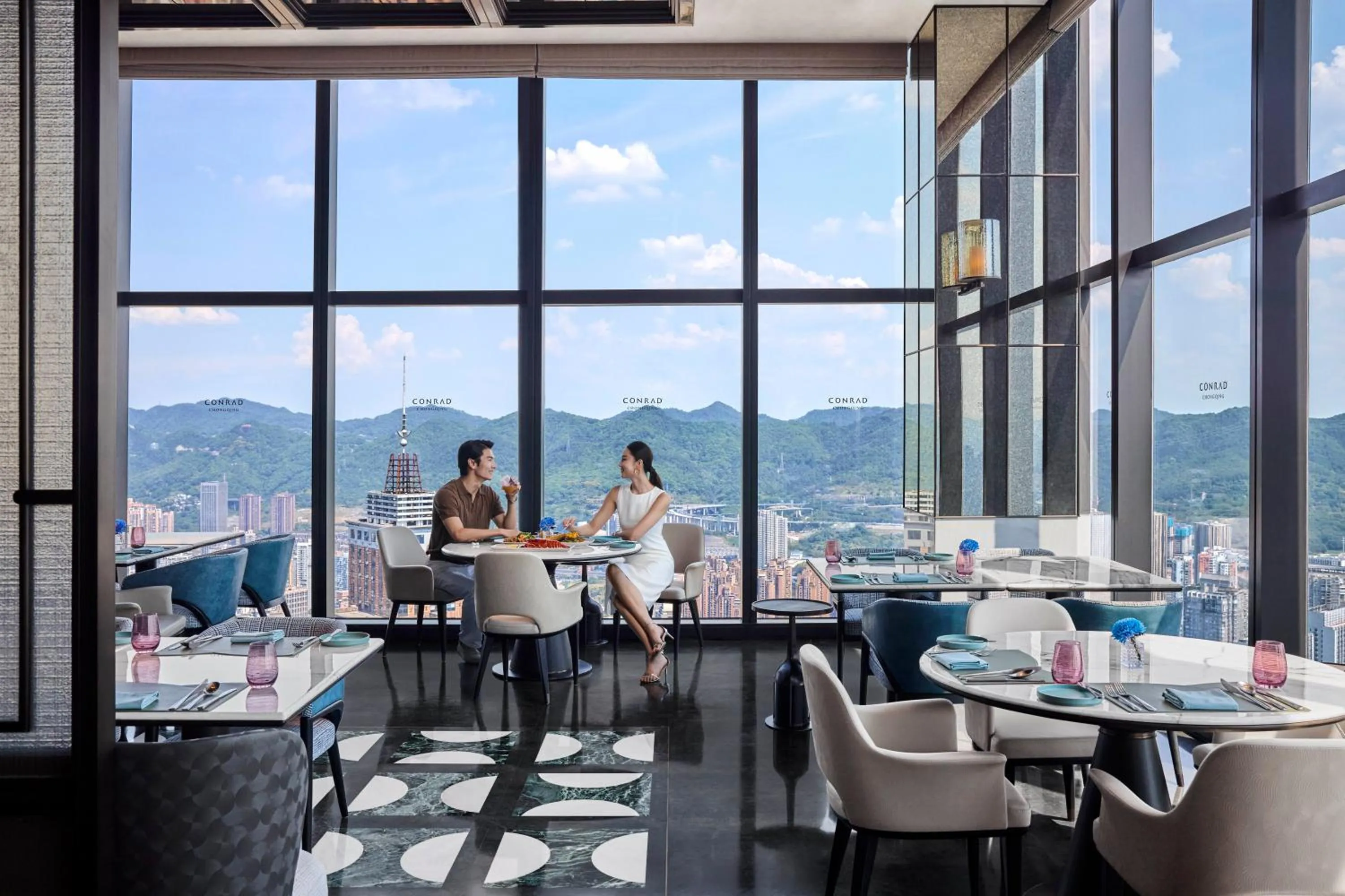 Restaurant/places to eat in Conrad Chongqing - Indulge in the magical 8D city landscape