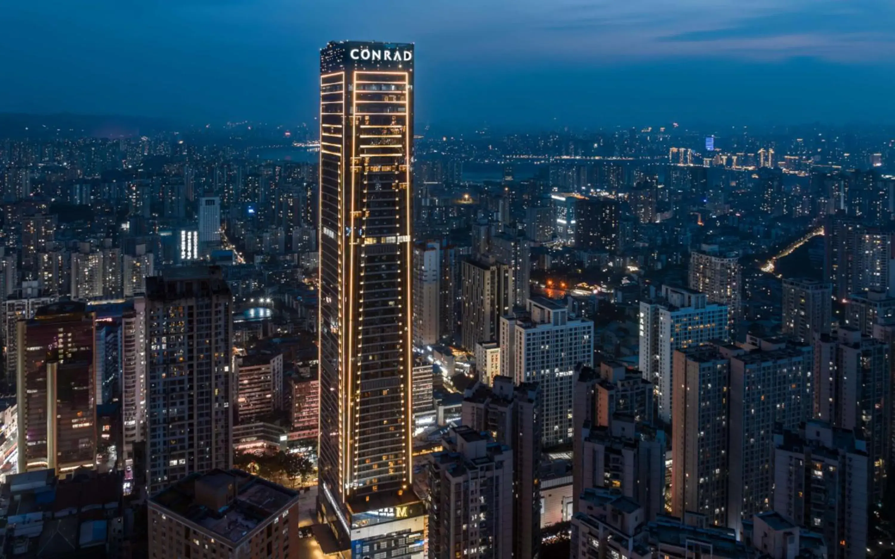 Property building in Conrad Chongqing - Indulge in the magical 8D city landscape Property building in Conrad Chongqing - Indulge in the magical 8D city landscape