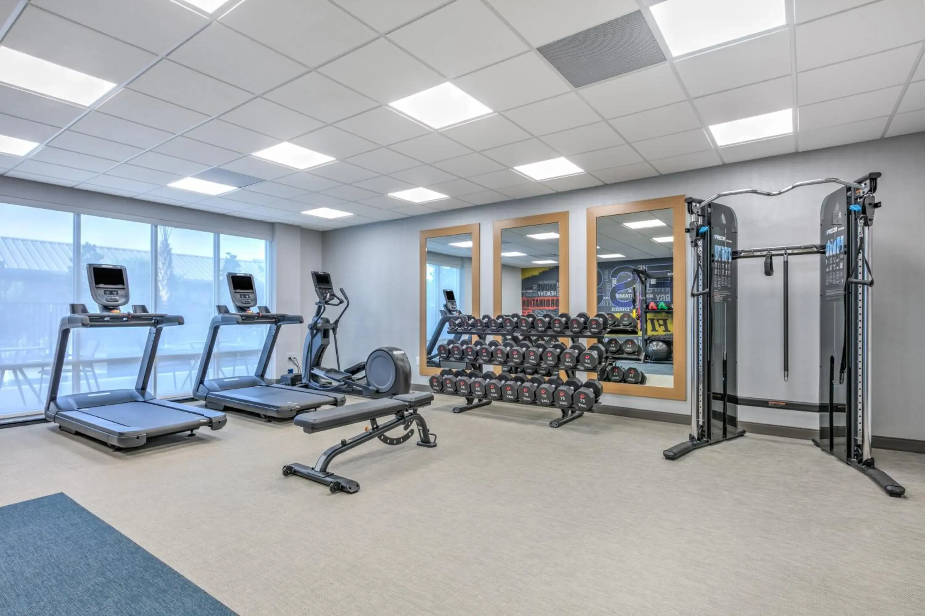 Fitness centre/facilities in Hampton Inn & Suites by Hilton Shenandoah The Woodlands Fitness centre/facilities in Hampton Inn & Suites by Hilton Shenandoah The Woodlands
