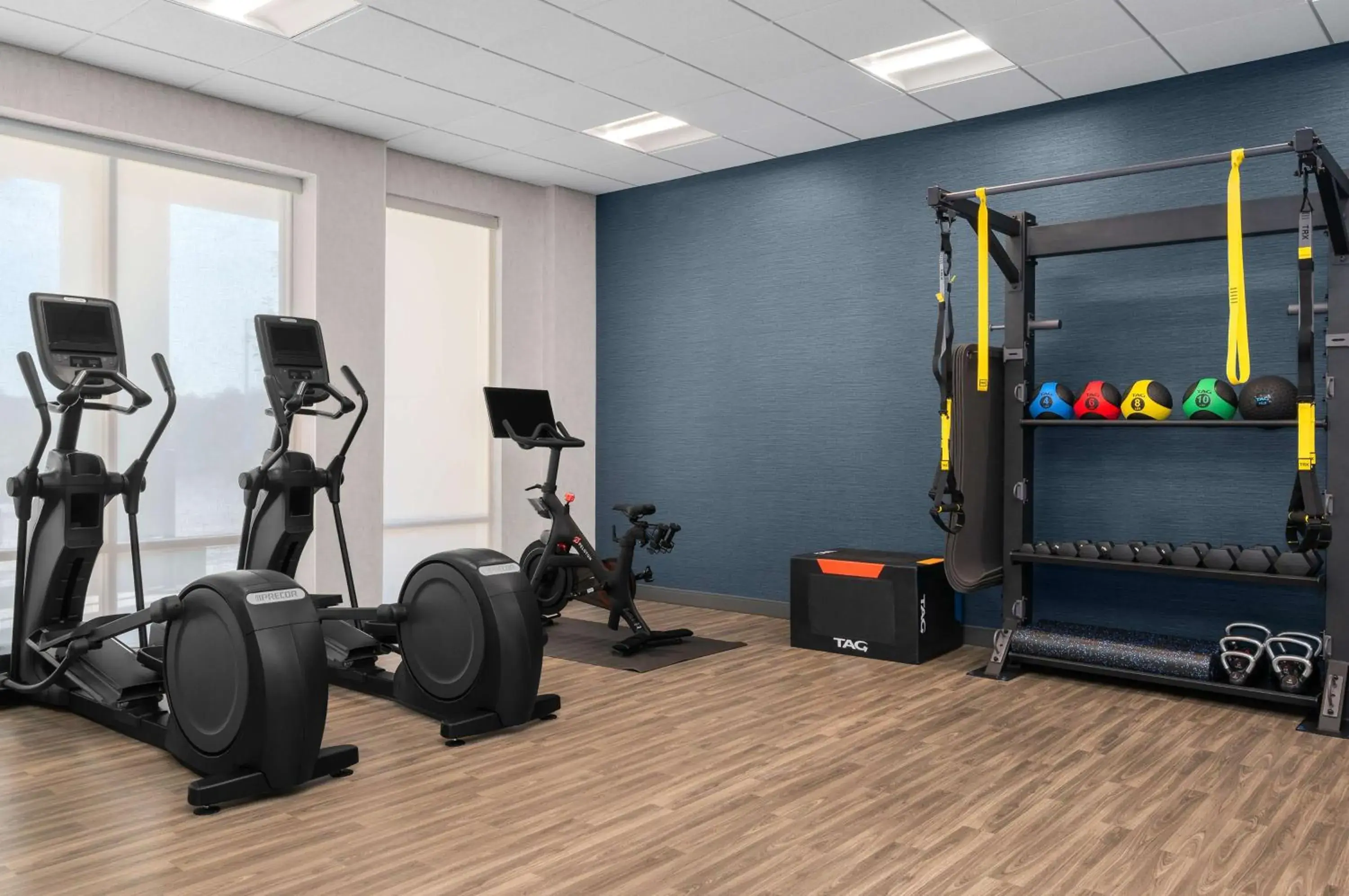 Fitness centre/facilities in Hampton Inn & Suites by Hilton Pittsboro Fitness centre/facilities in Hampton Inn & Suites by Hilton Pittsboro