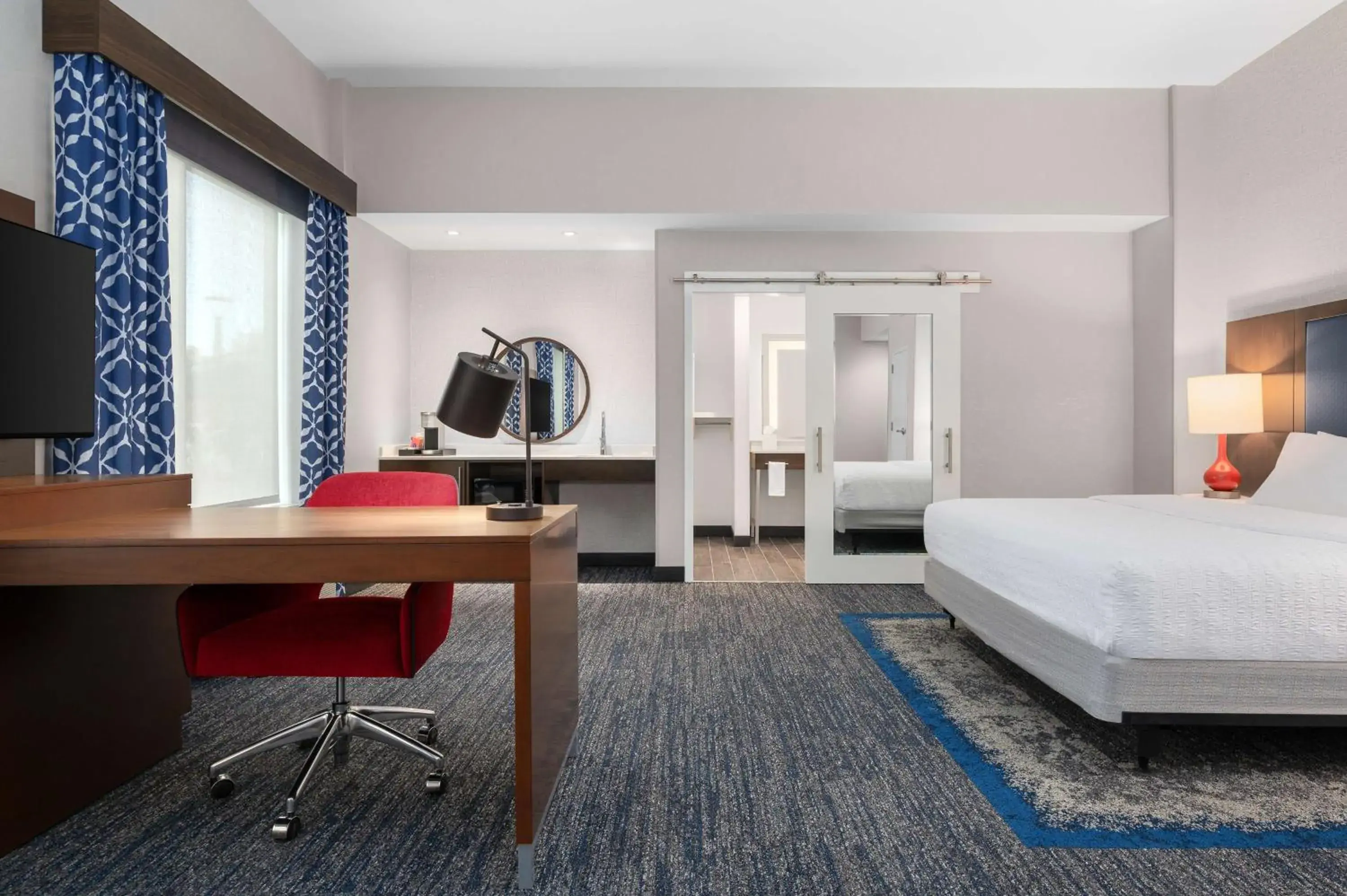 Bedroom, Bed in Hampton Inn & Suites by Hilton Pittsboro Bedroom, Bed in Hampton Inn & Suites by Hilton Pittsboro