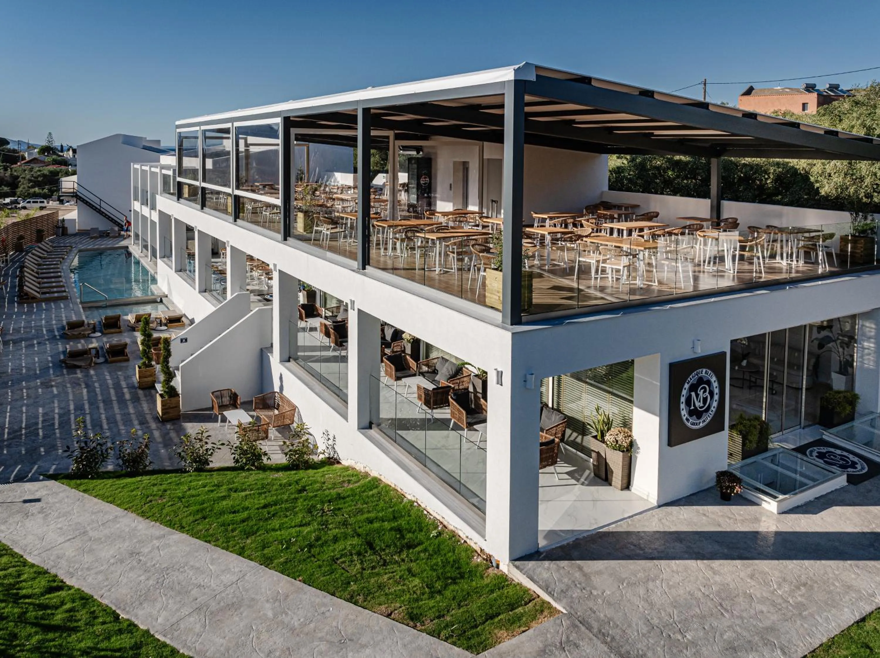 Property building in Magique Bleu Suites