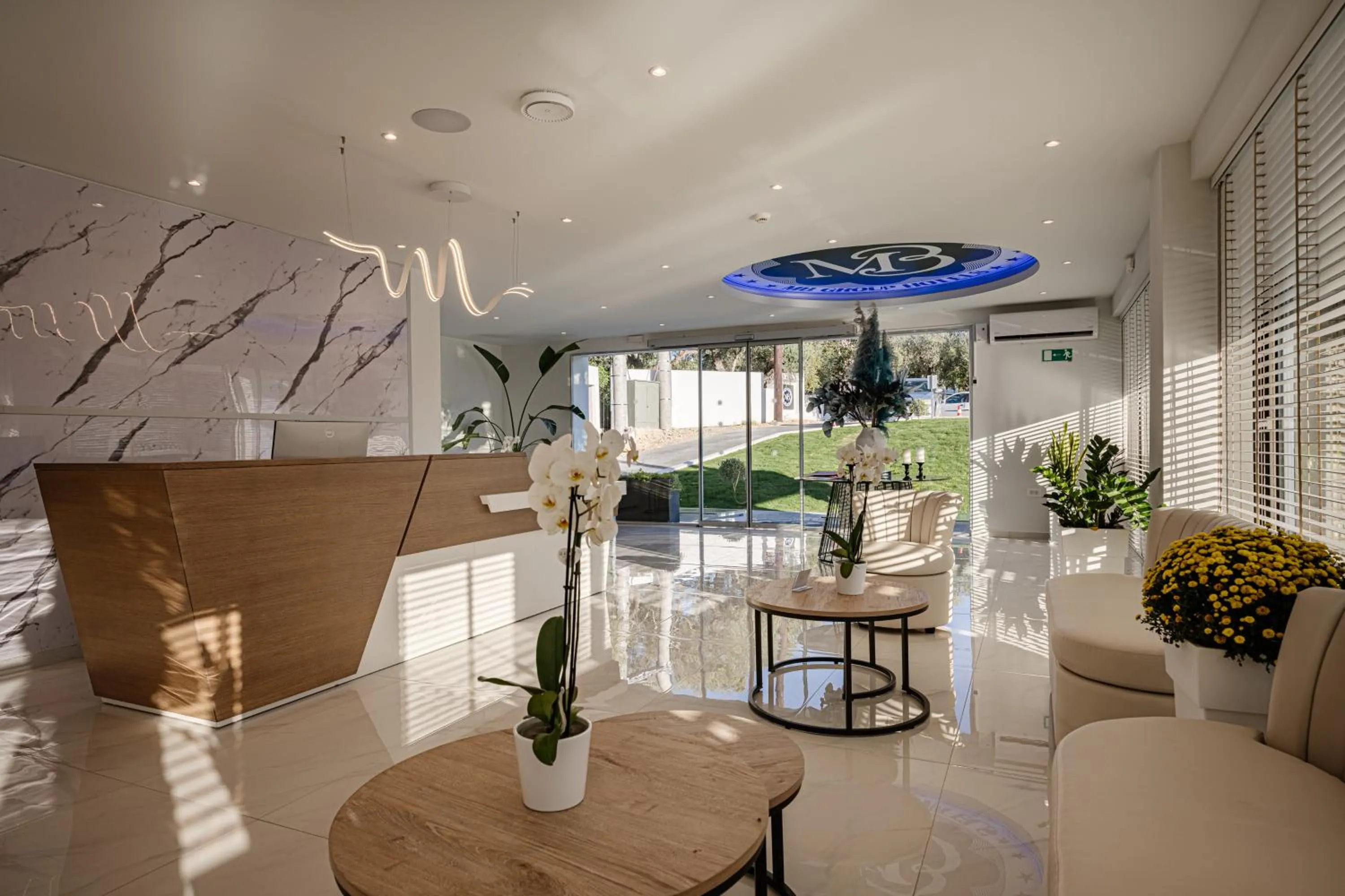 Lobby or reception in Magique Bleu Suites