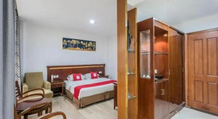 Bed in Nantong GuoDu Hotel