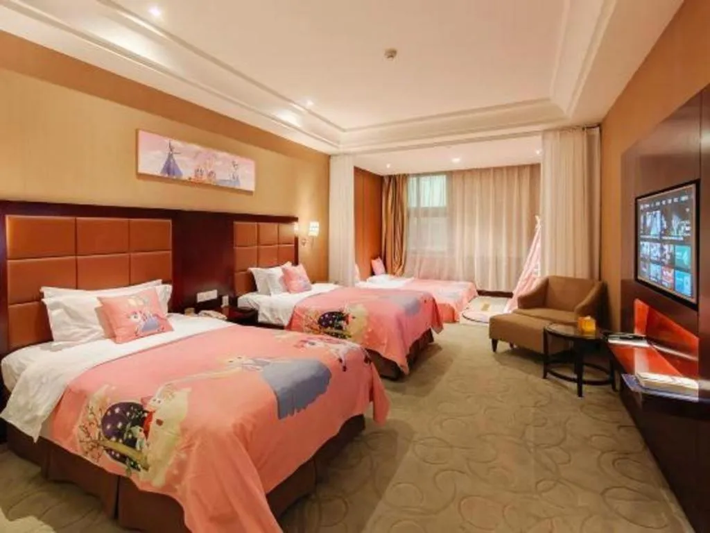 Bed in Zhongzhou International Hotel