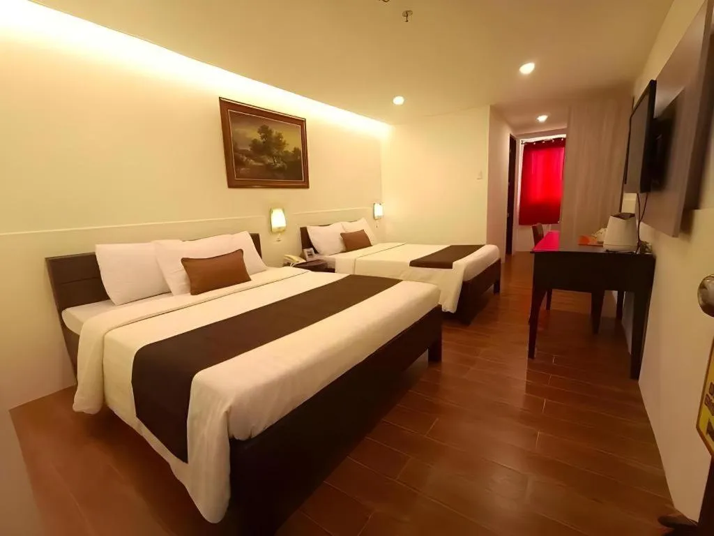 Bed in Hotel Asuncion