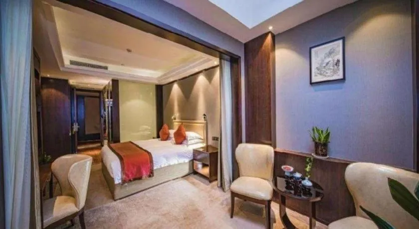 Bed in Shaoxing Yintai Hotel
