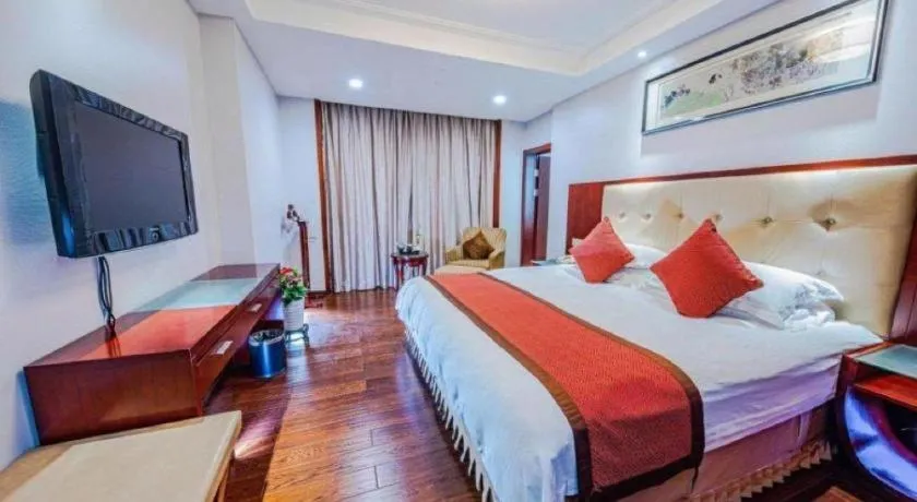 Bed in Shaoxing Yintai Hotel