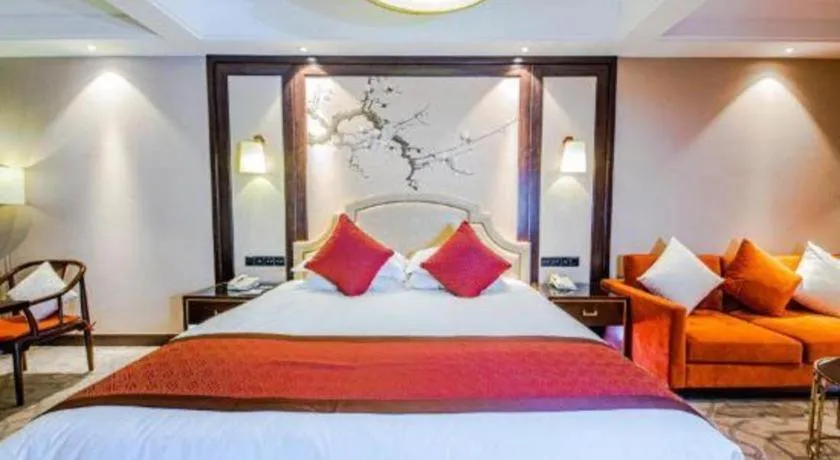Bed in Shaoxing Yintai Hotel