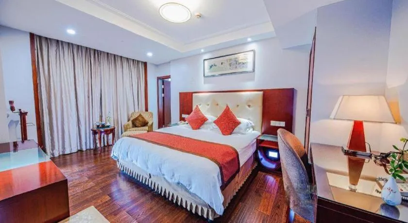 Bed in Shaoxing Yintai Hotel