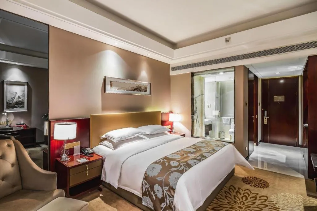 Bed in Zhengzhou Swan City International Hotel